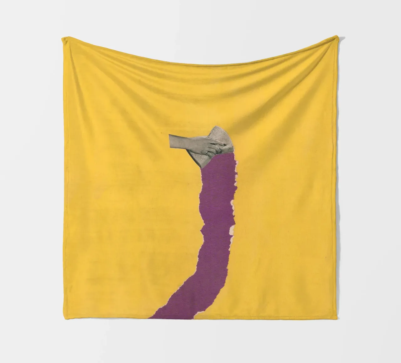 Sponge Torn Fleecedecke von Carlos Quitério