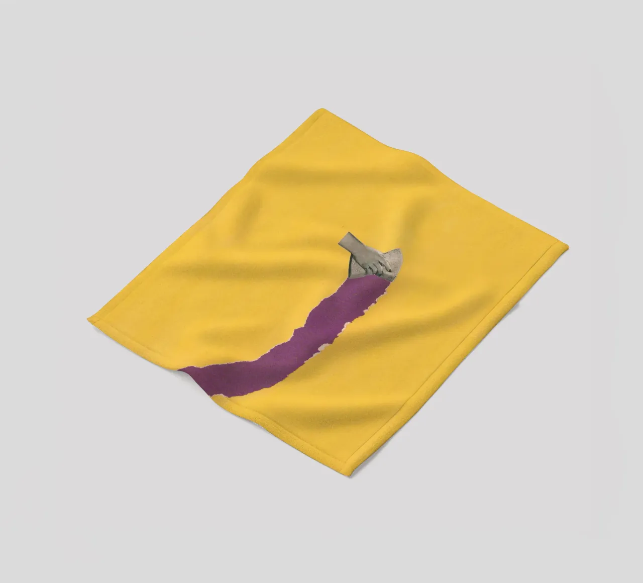 Sponge Torn Fleecedecke von Carlos Quitério