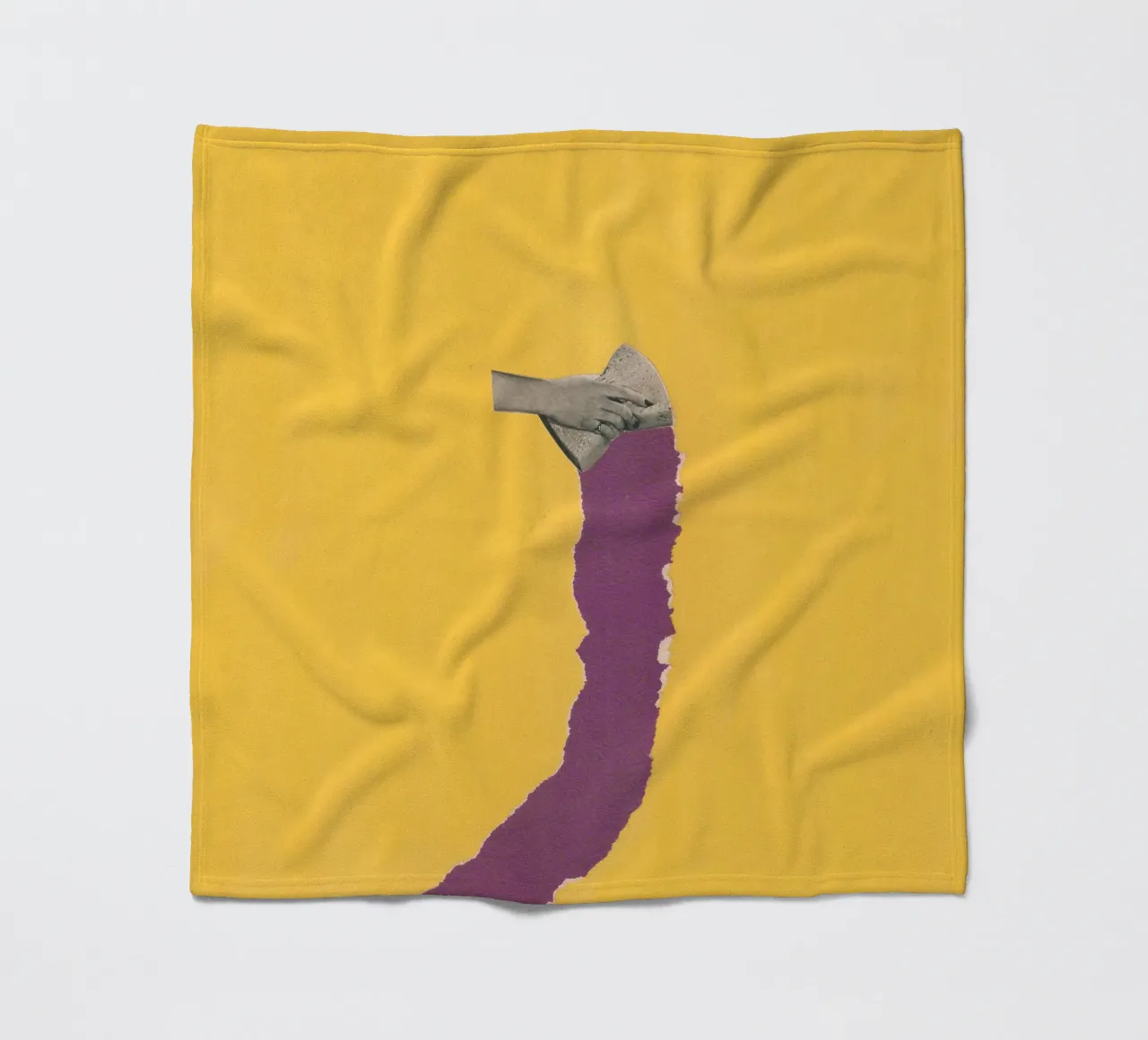 Sponge Torn Fleecedecke von Carlos Quitério