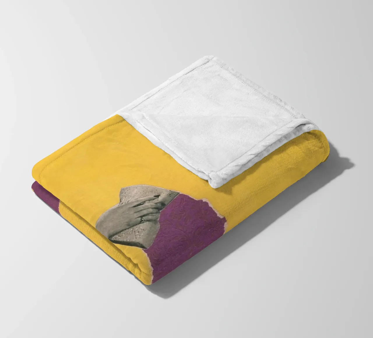 Sponge Torn Fleecedecke von Carlos Quitério