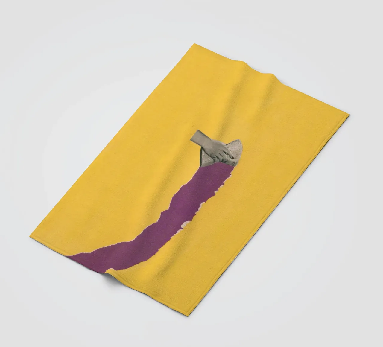 Sponge Torn Fleecedecke von Carlos Quitério