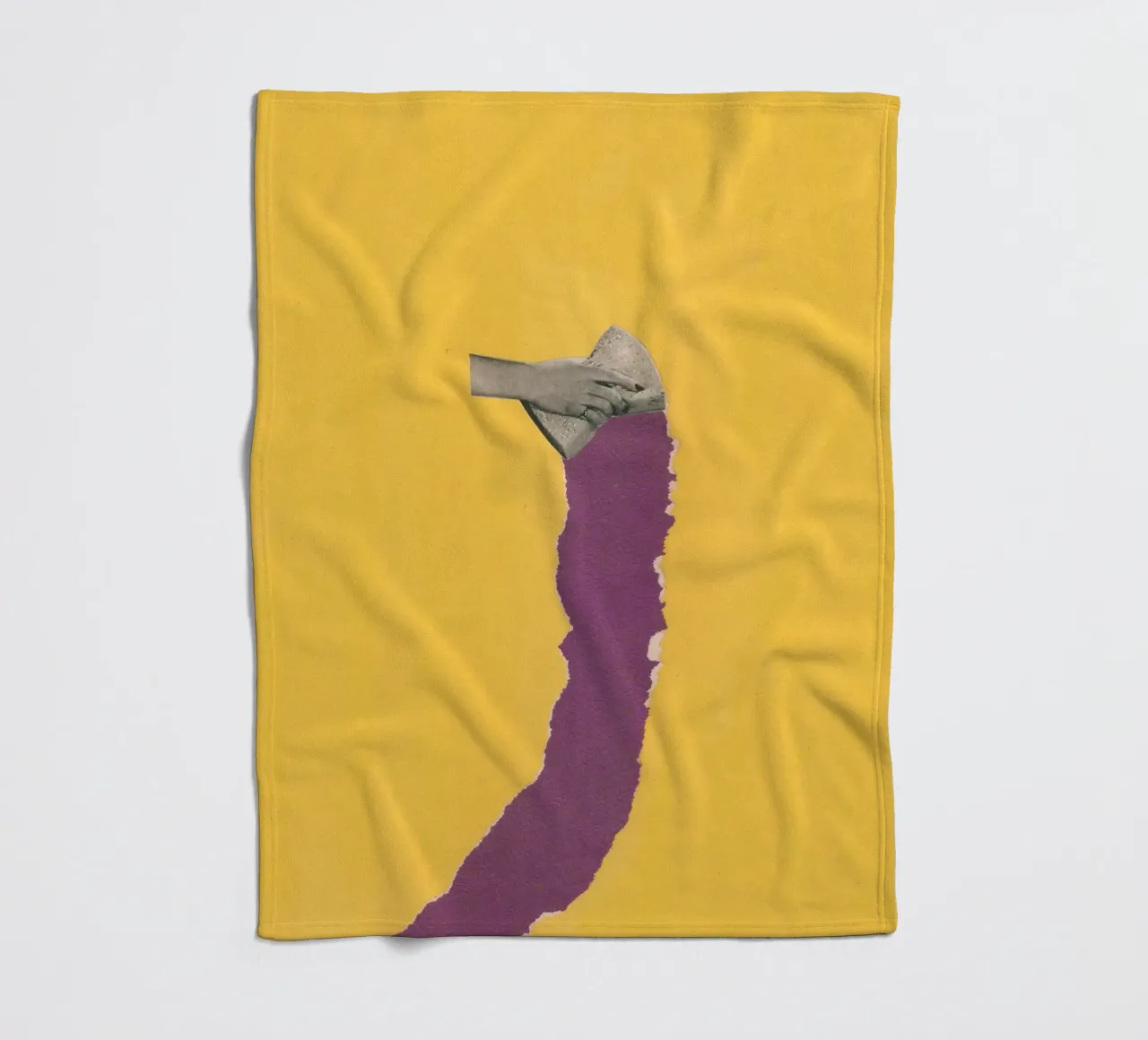 Sponge Torn Fleecedecke von Carlos Quitério