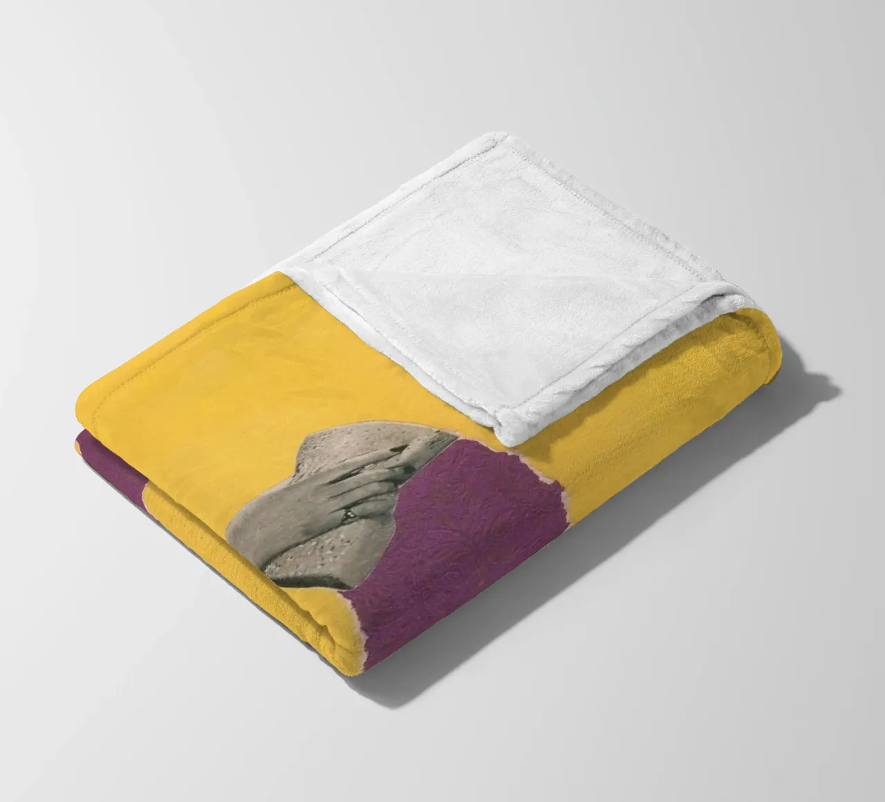 Sponge Torn Fleecedecke von Carlos Quitério