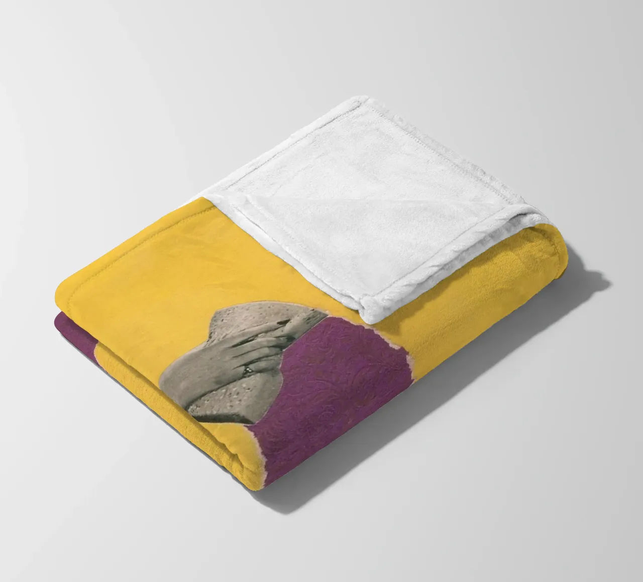 Sponge Torn Fleecedecke von Carlos Quitério