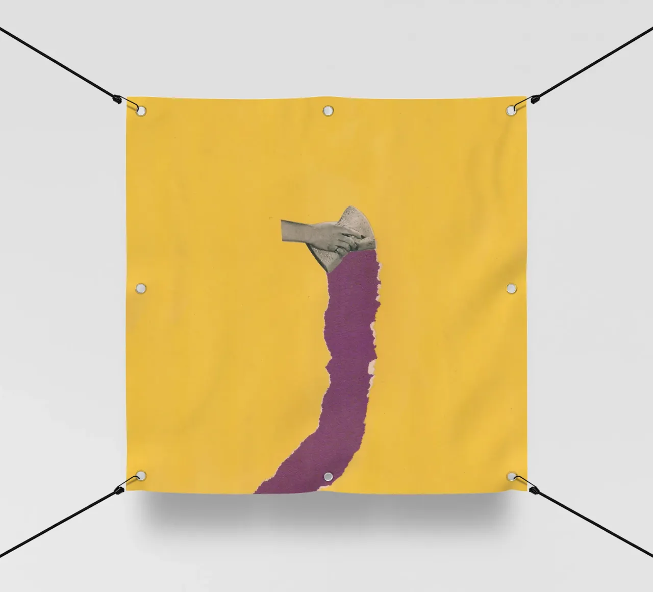 Sponge Torn bâche pvc de Carlos Quitério