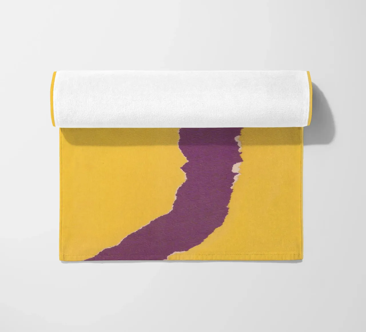 Sponge Torn beach towel by Carlos Quitério