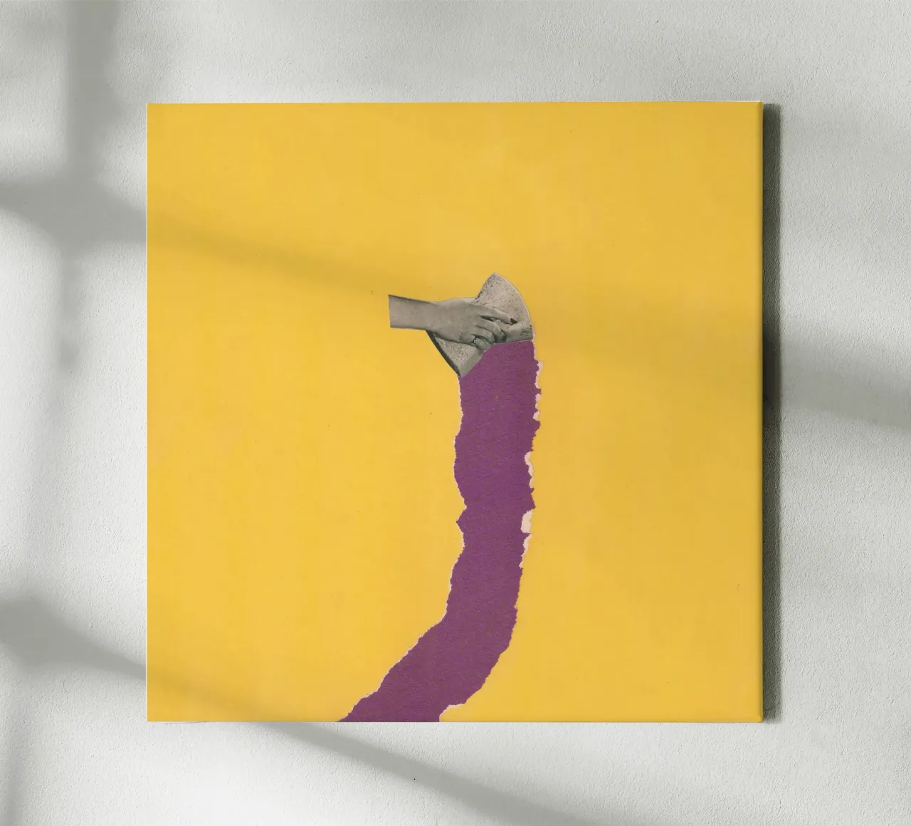 Sponge Torn tela da Carlos Quitério