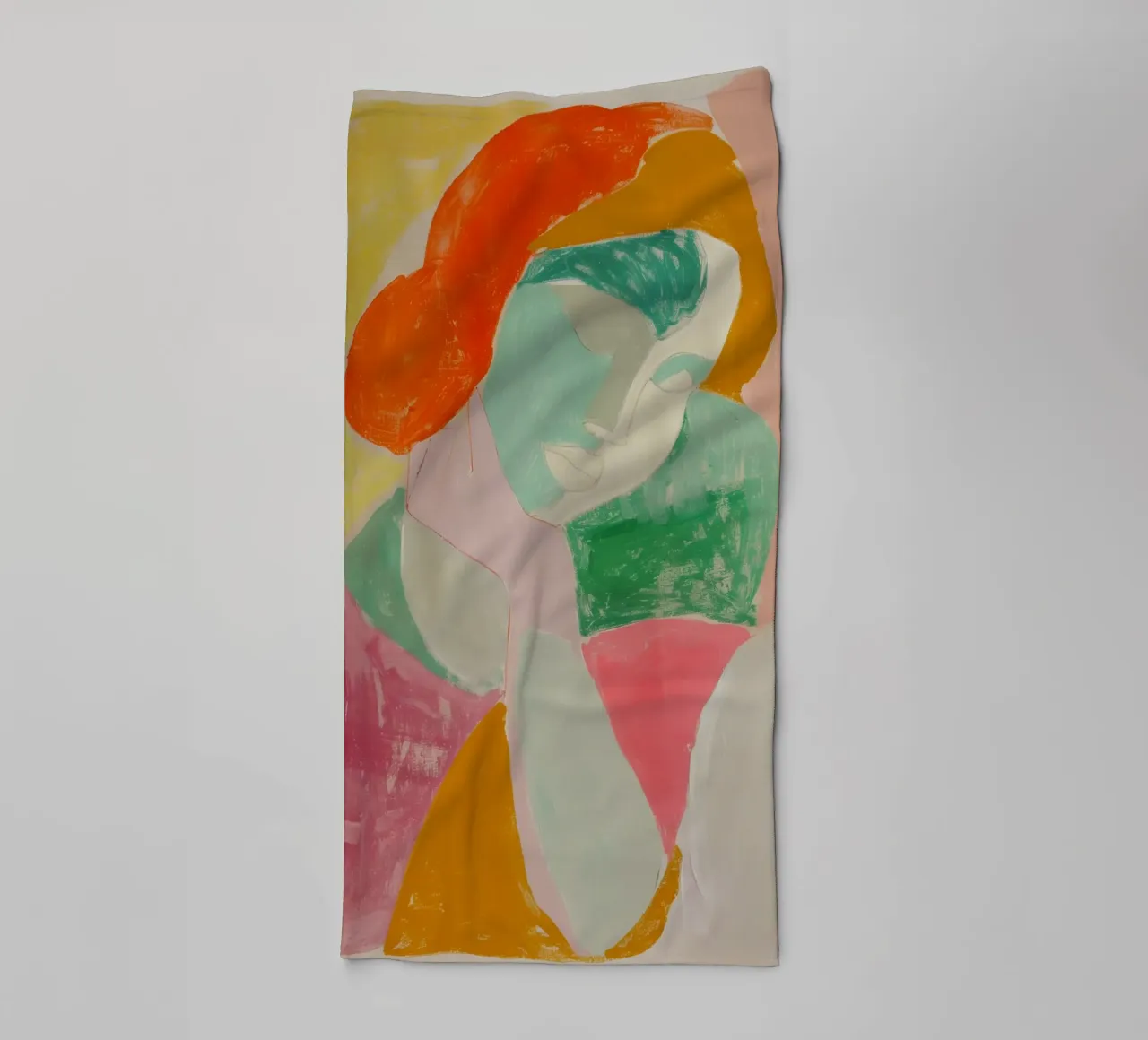 The art of femininity towel by Carinaprint