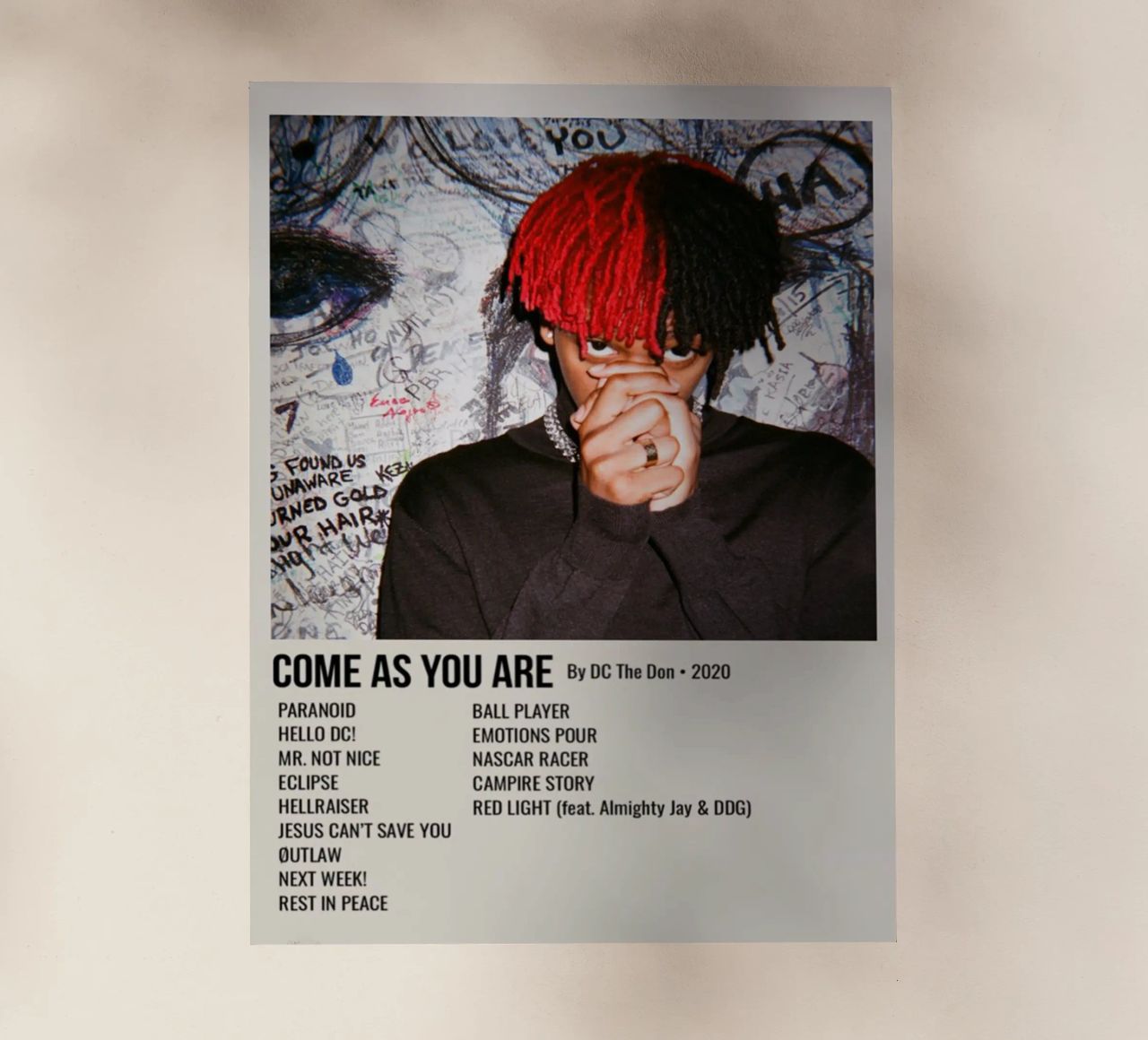COME AS YOU ARE By DC The Don - 2020 pellicola backlit da SoundStudio