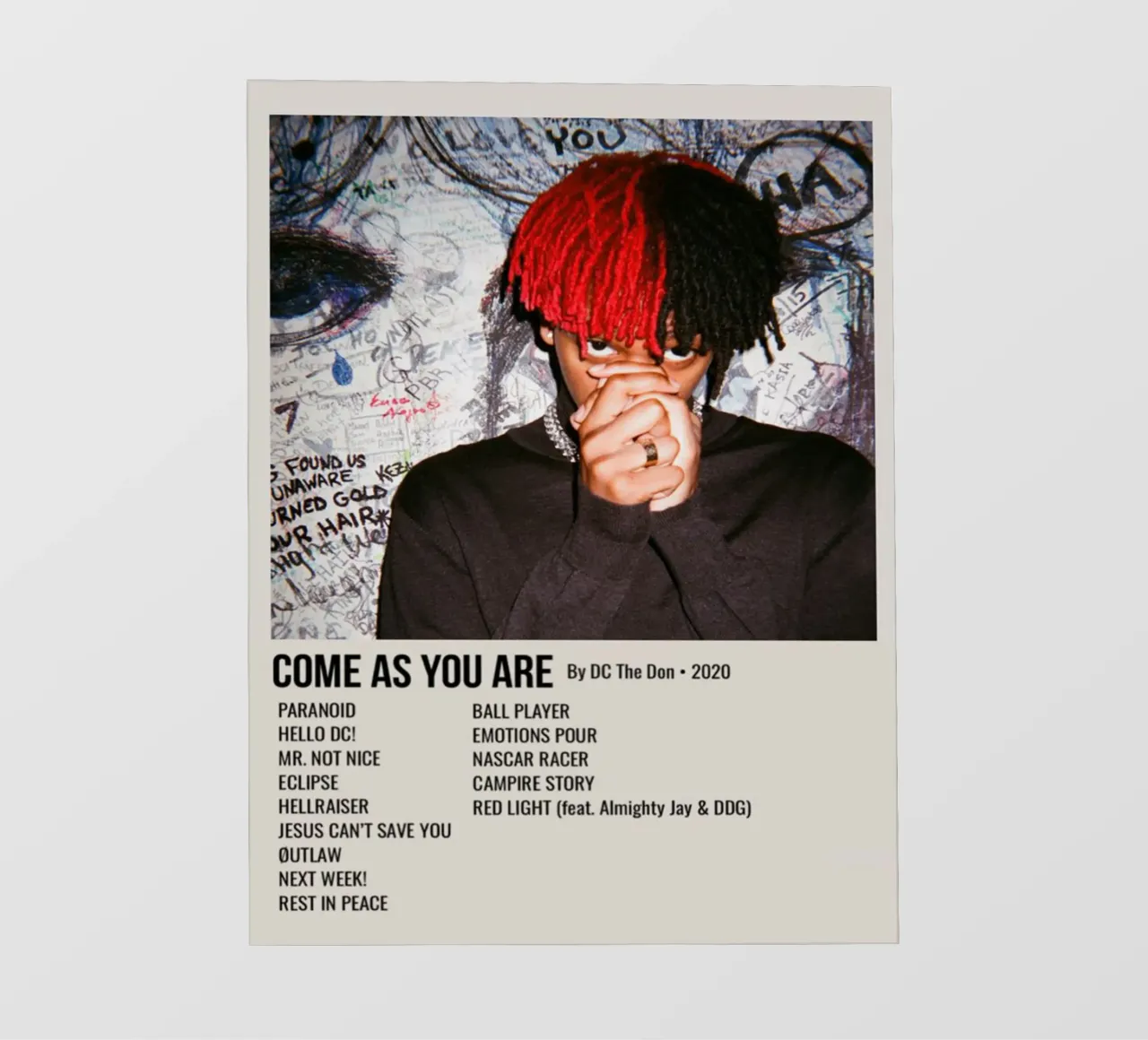 COME AS YOU ARE By DC The Don - 2020 telo in pvc da SoundStudio