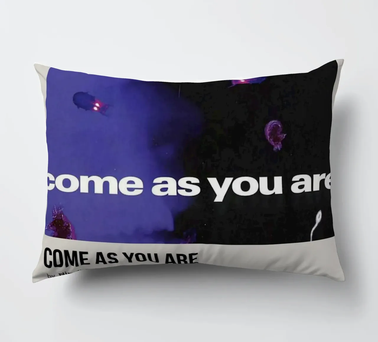 COME AS YOU ARE by Nirvana cuscino da SoundStudio