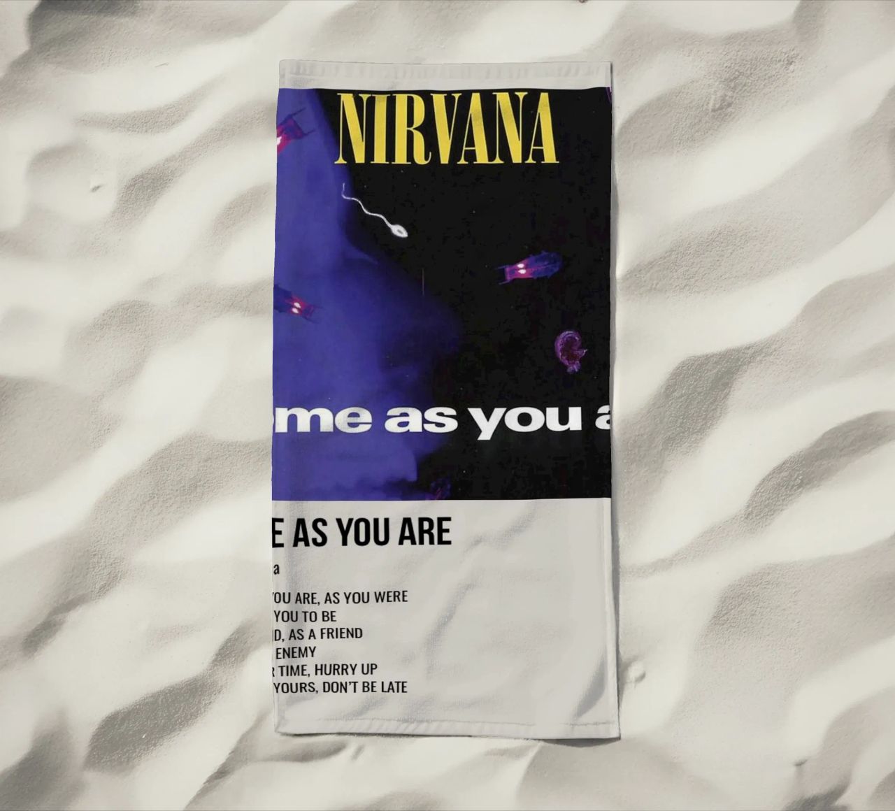 COME AS YOU ARE by Nirvana telo mare da SoundStudio