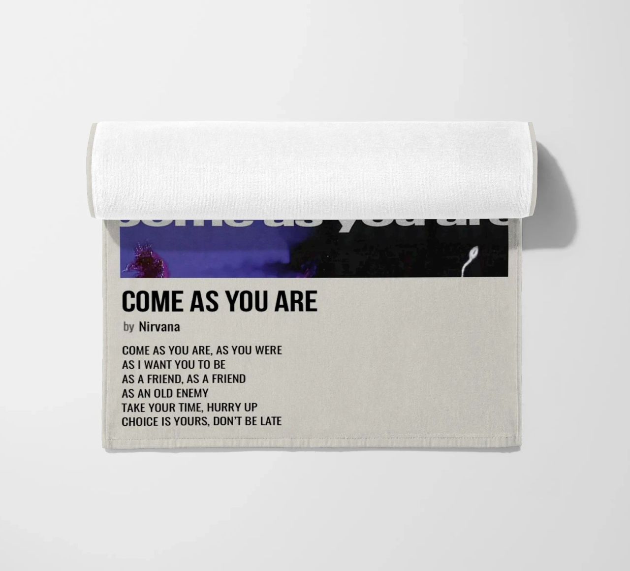 COME AS YOU ARE by Nirvana telo mare da SoundStudio