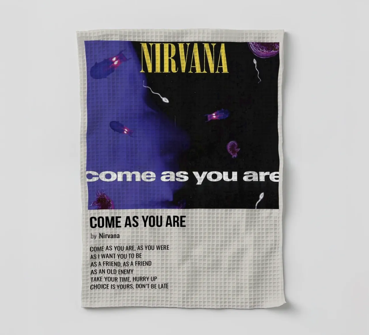 COME AS YOU ARE by Nirvana canovaccio da cucina da SoundStudio