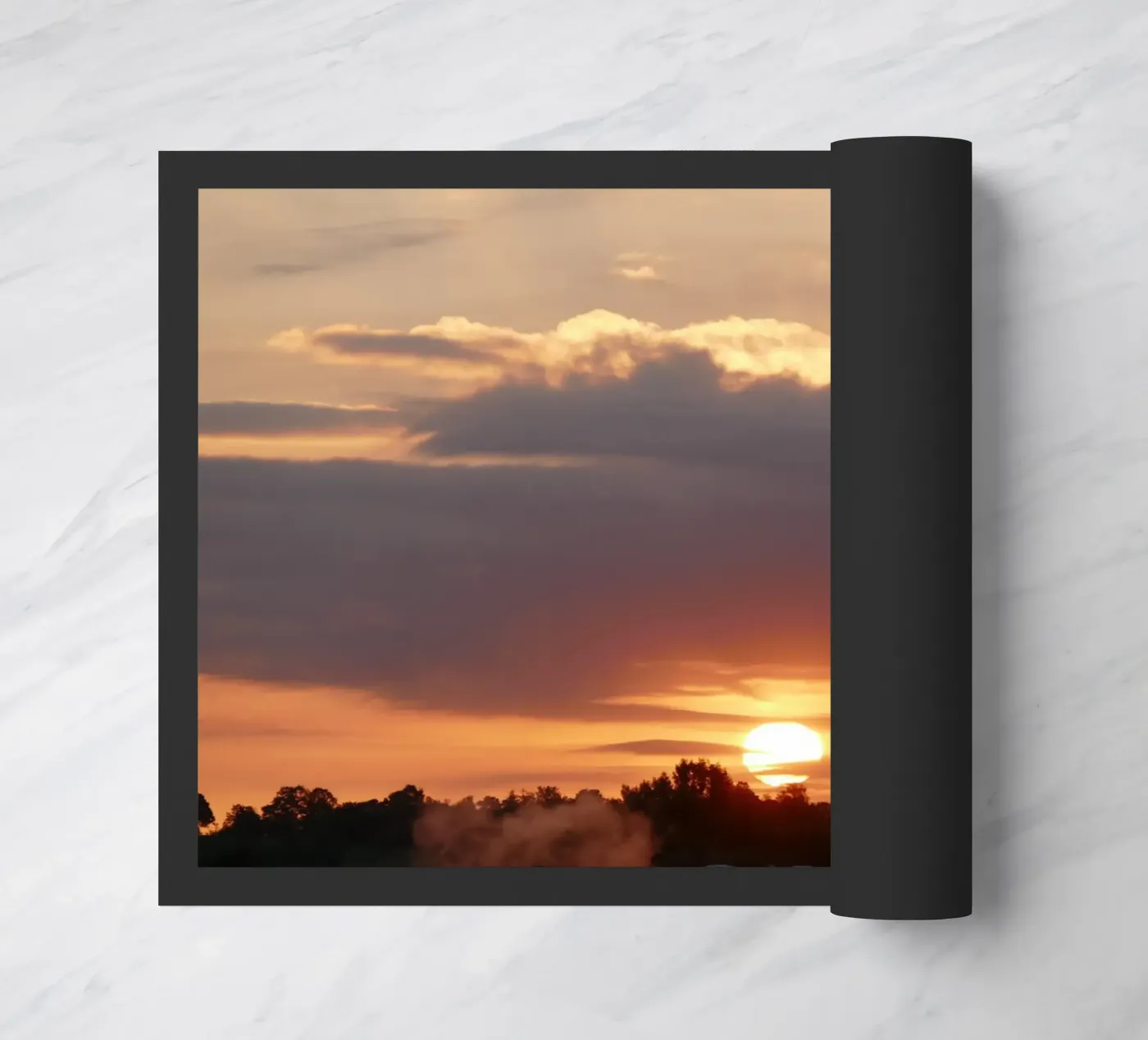 Romantic sunset doormat by Alexandra Joseph Fotomomente