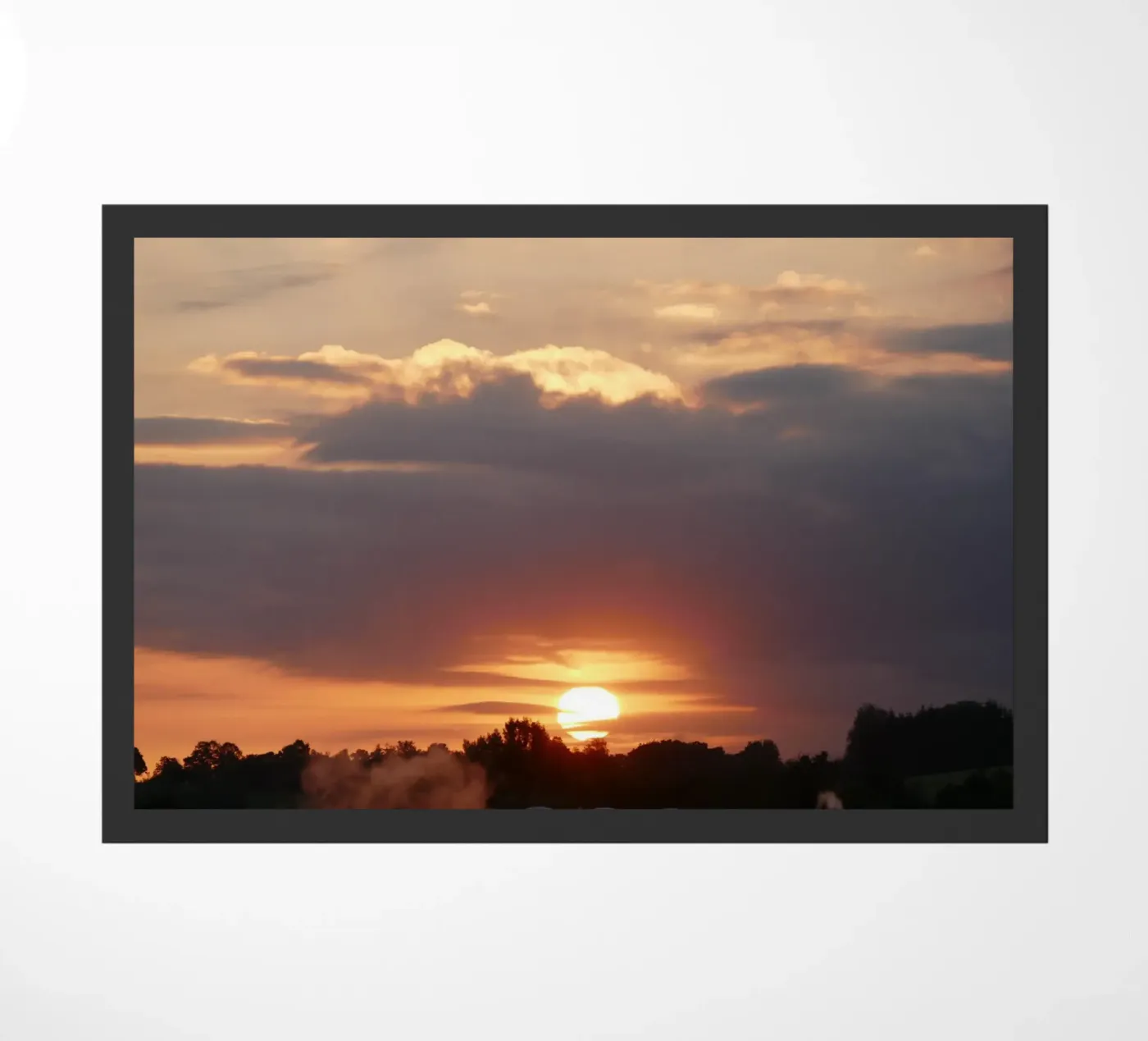 Romantic sunset doormat by Alexandra Joseph Fotomomente