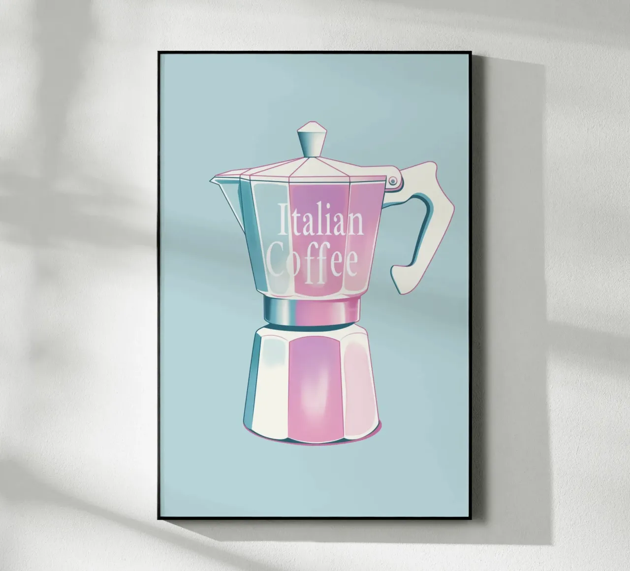 Caffè italiano hellblau plexiglass da Carinaprint