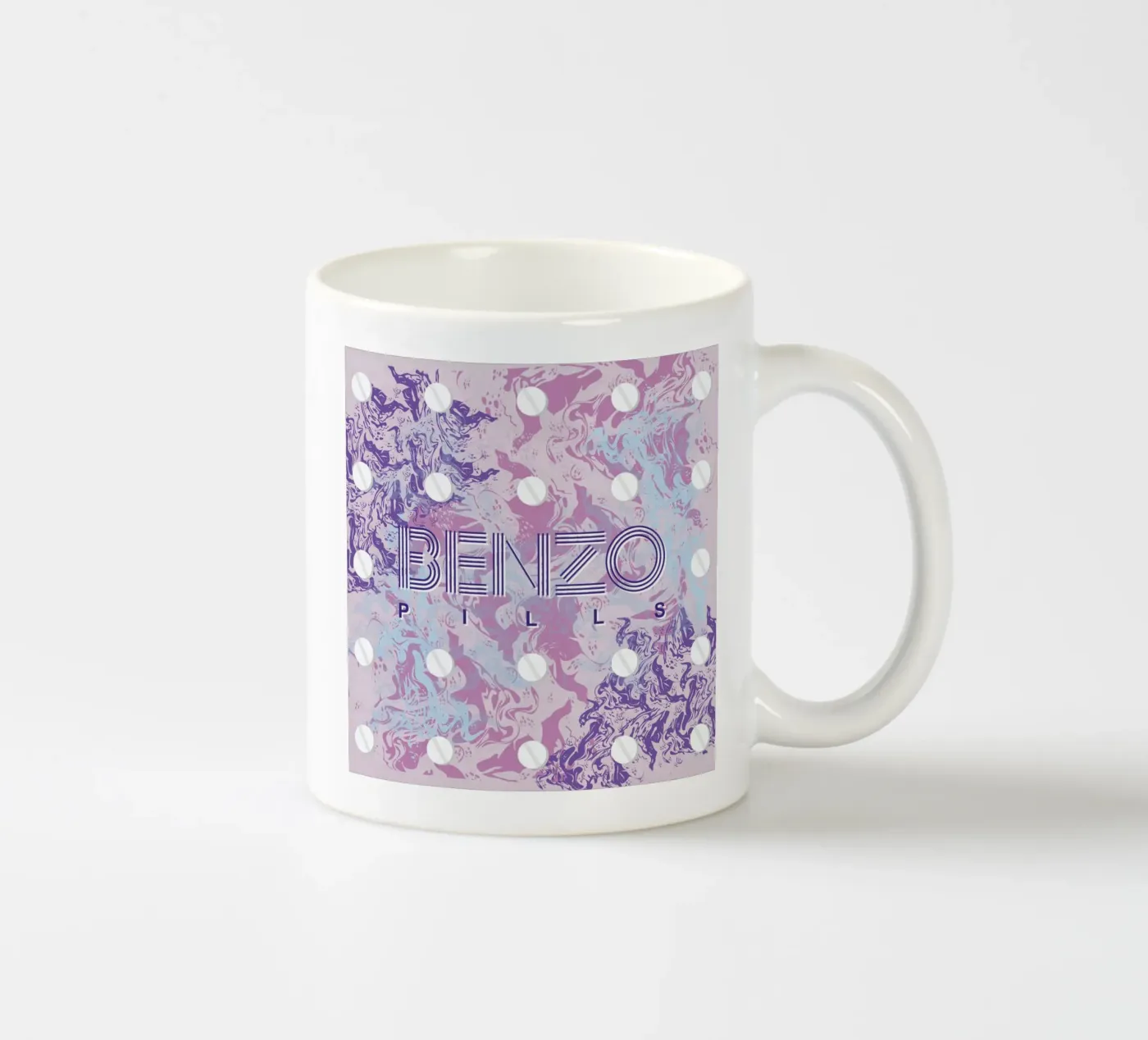Benzo ceramic mug by Chobopop