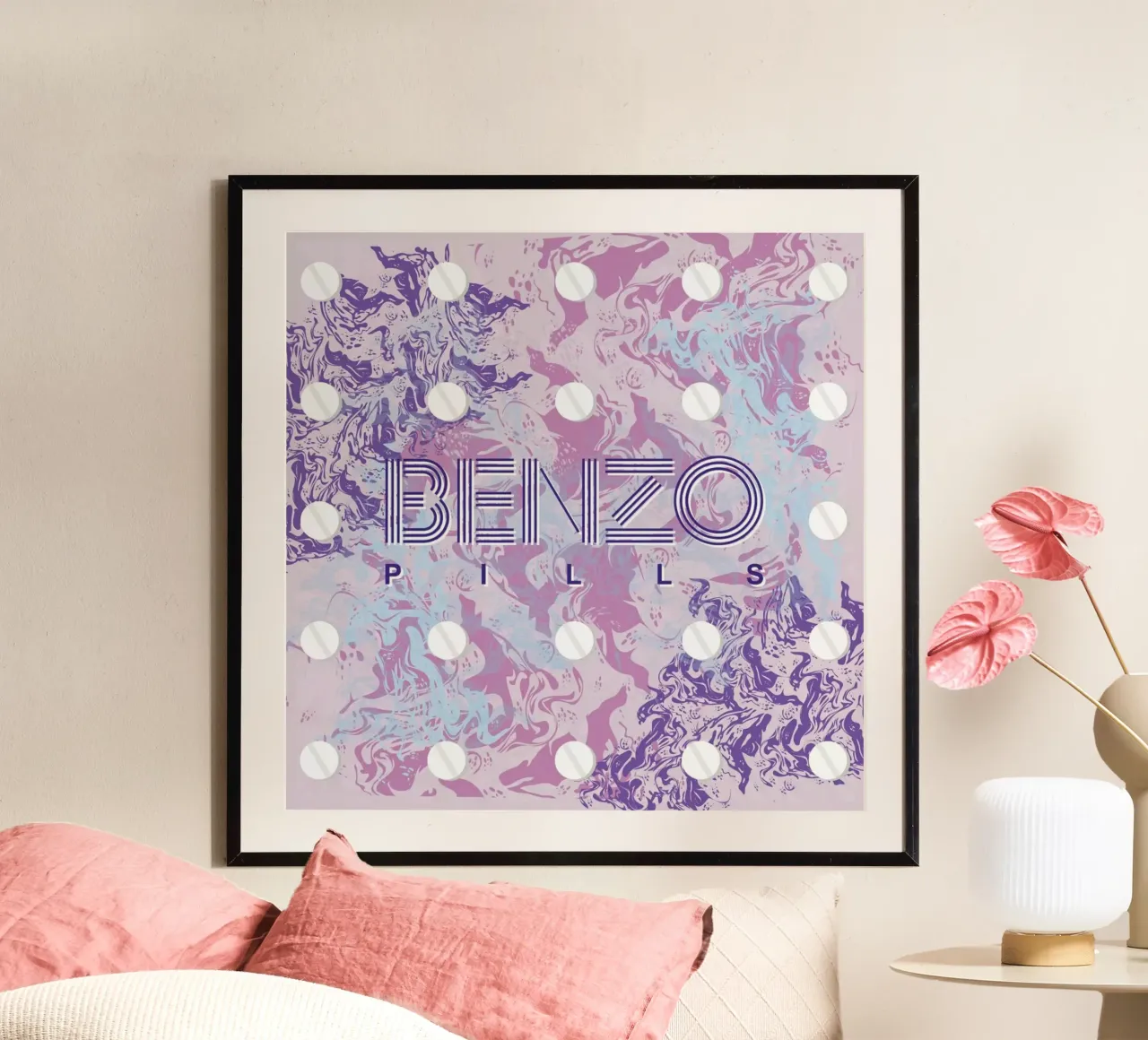 Benzo poster con telaio in plastica da Chobopop