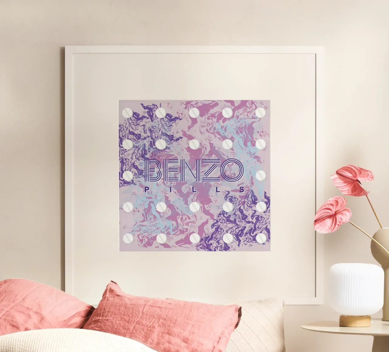 Benzo poster con telaio in plastica da Chobopop