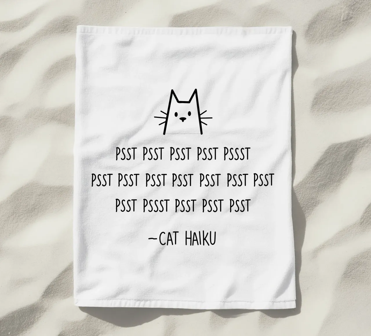 Haiku del gatto telo mare da robincrossman