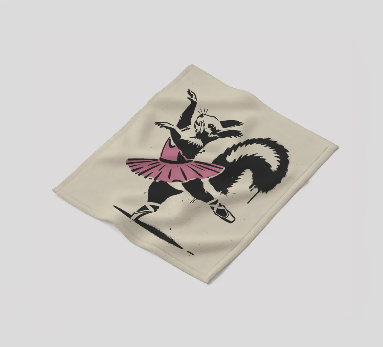 Scoiattolo ballerino in stile danza classica coperta in pile da namosh