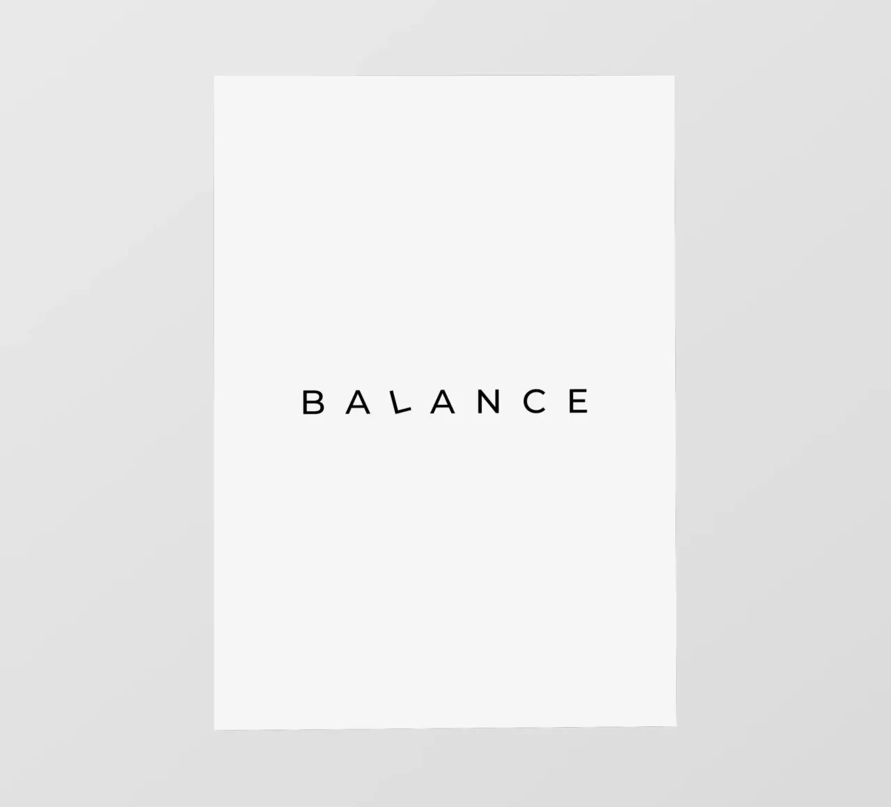 Equilibrio pellicola backlit da Paigaam Studio