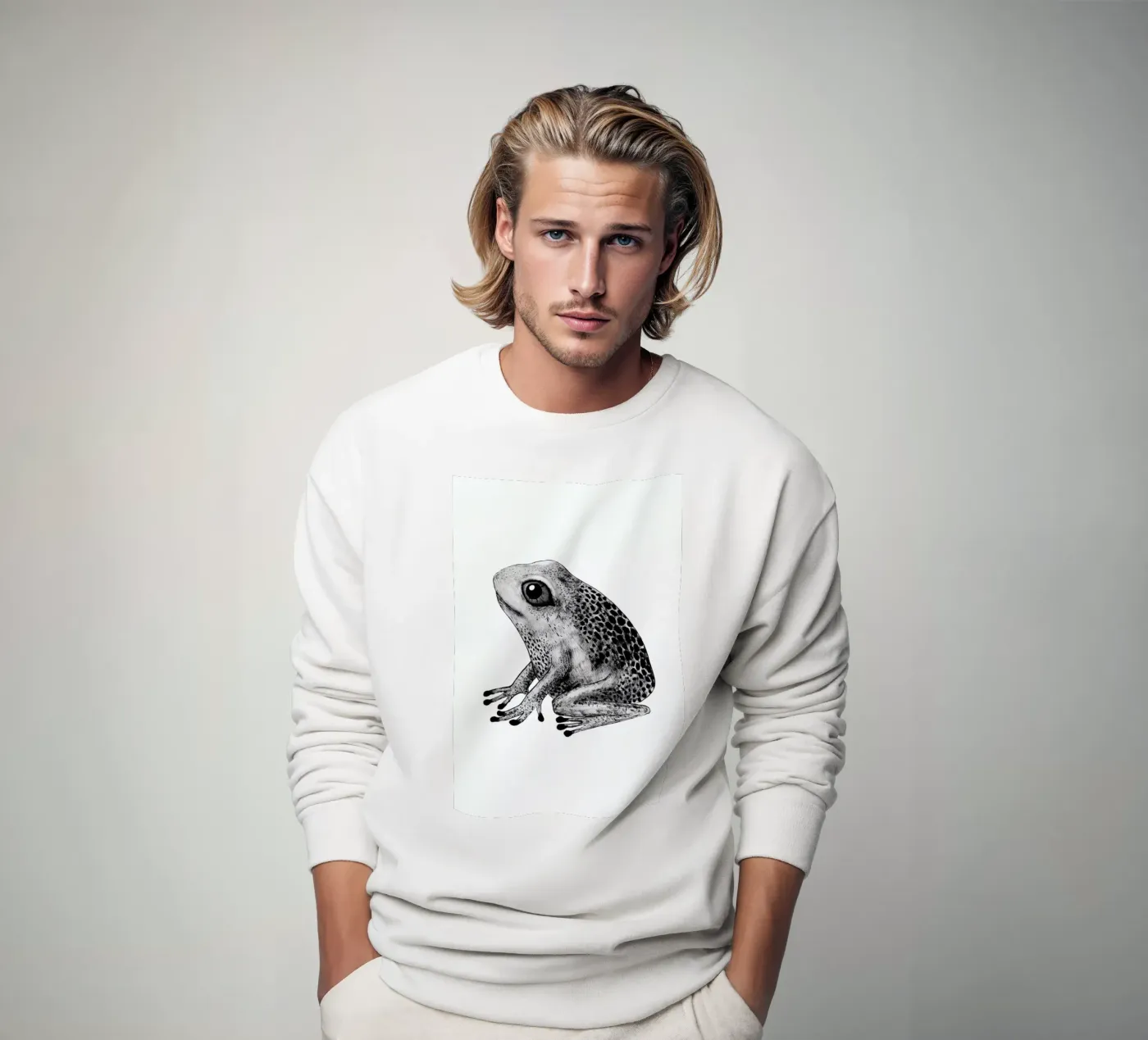 Frog sweatshirt by Tvinkla