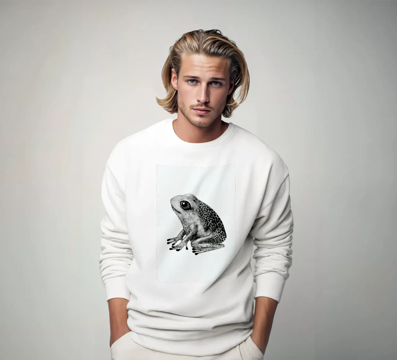 Frog sweatshirt by Tvinkla
