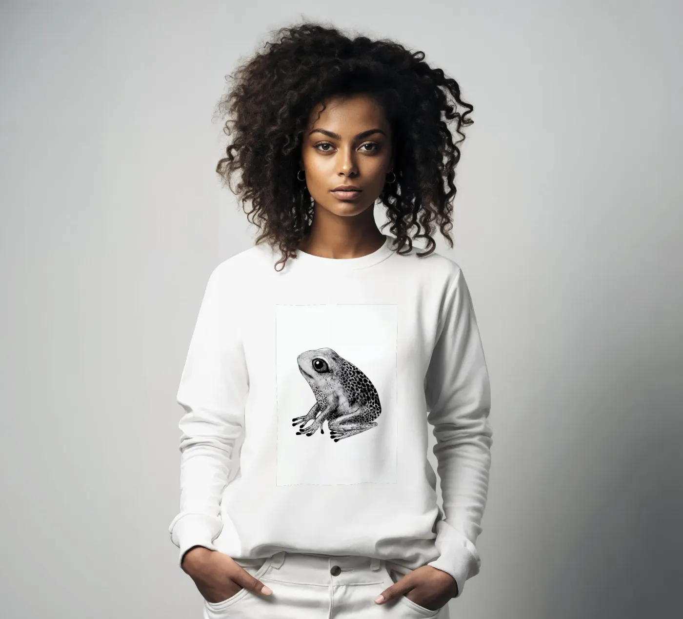 Frog sweatshirt by Tvinkla
