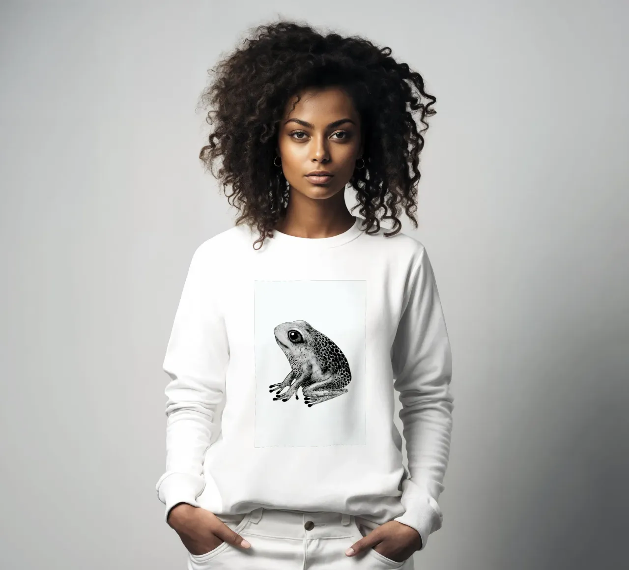 Frog sweatshirt by Tvinkla