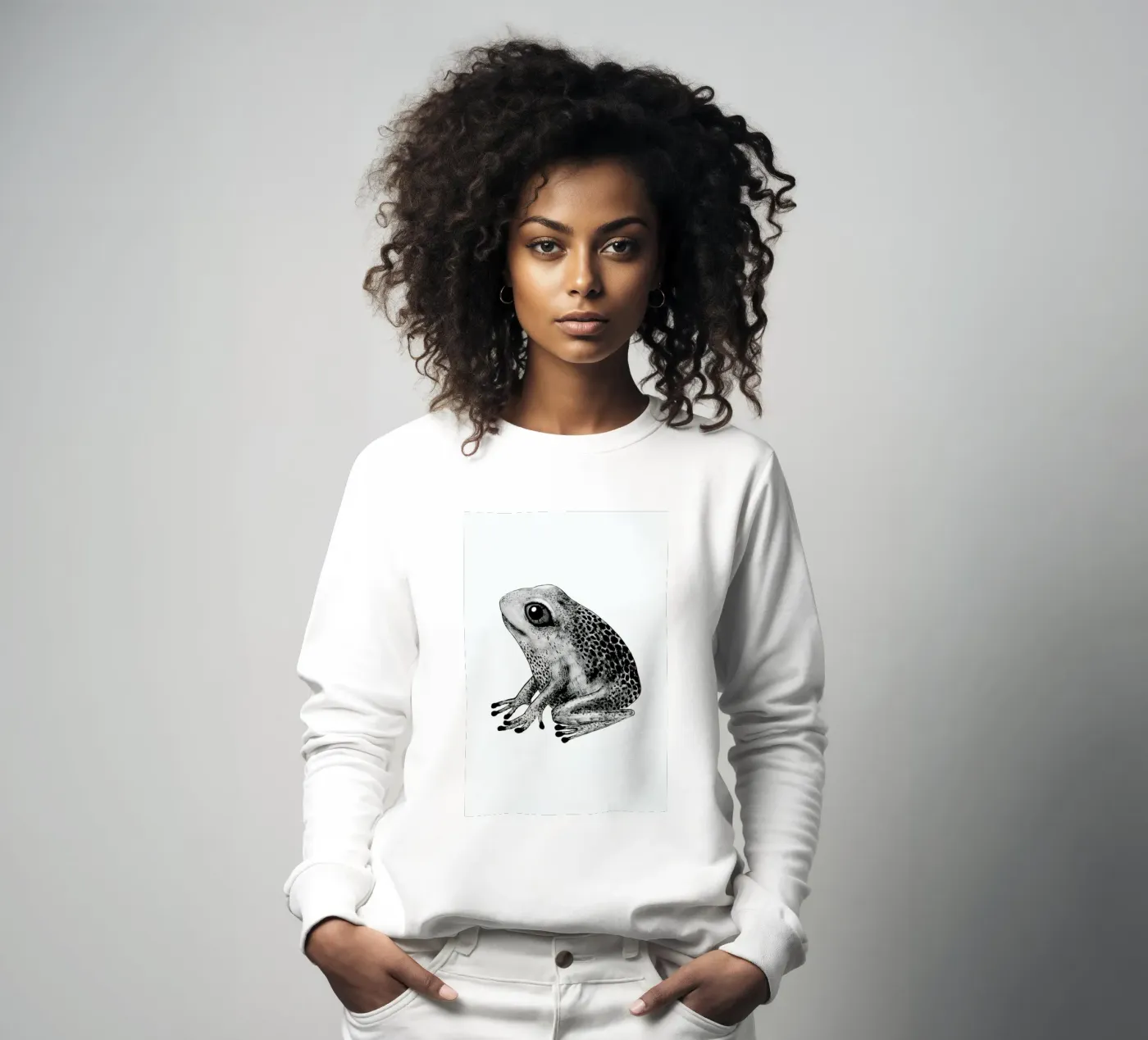 Frog sweatshirt by Tvinkla