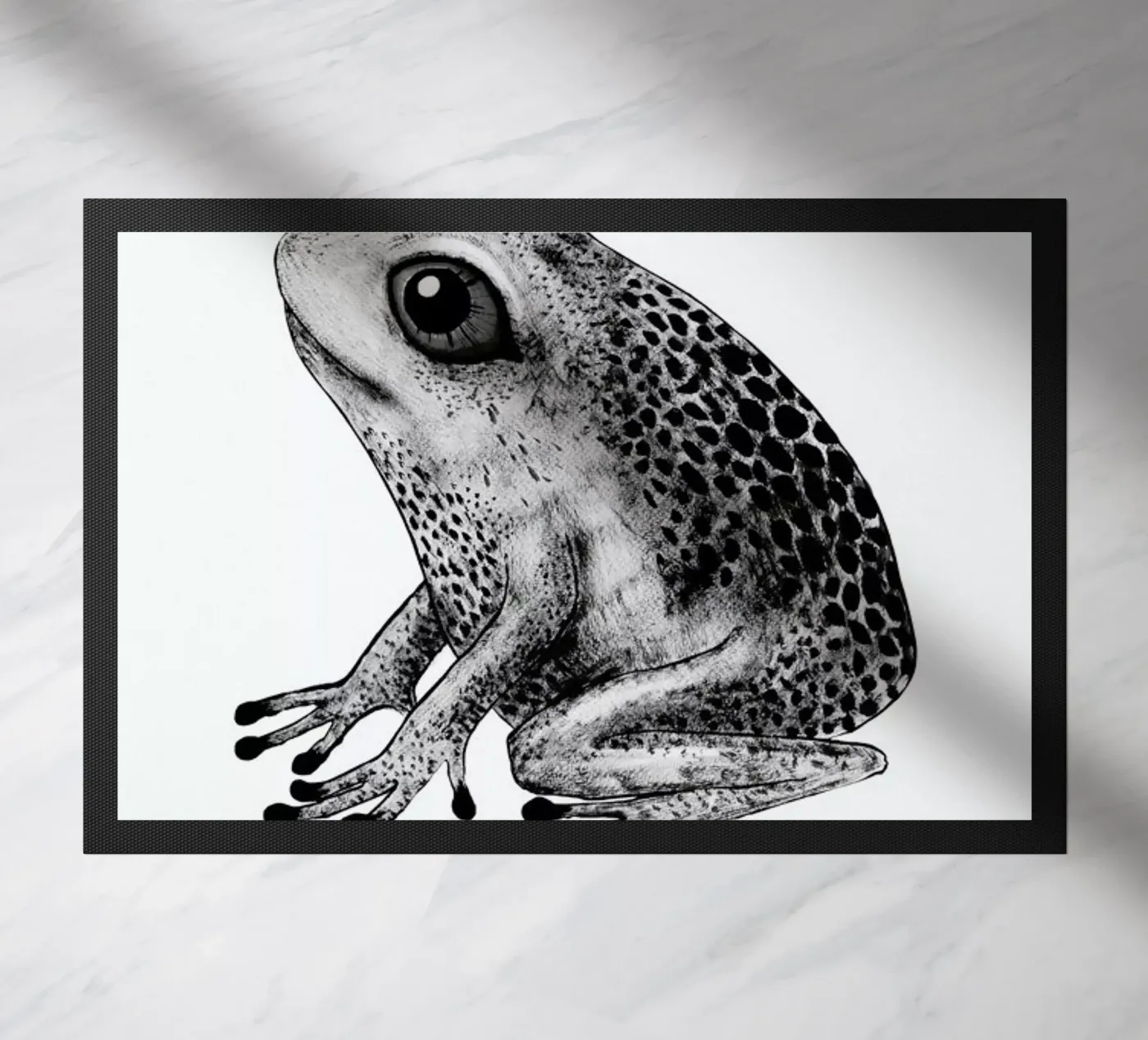 Frog doormat by Tvinkla
