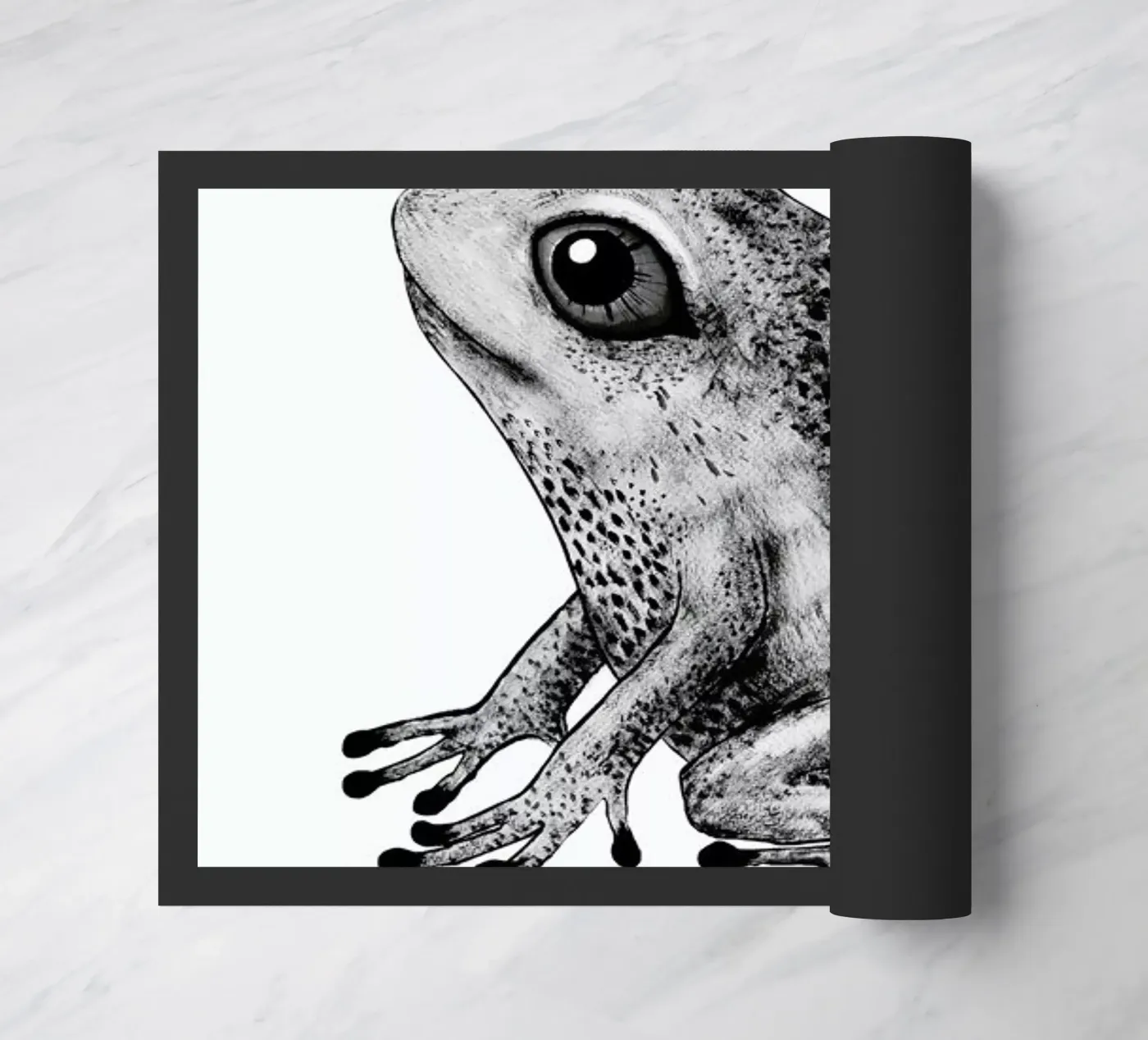 Frog doormat by Tvinkla