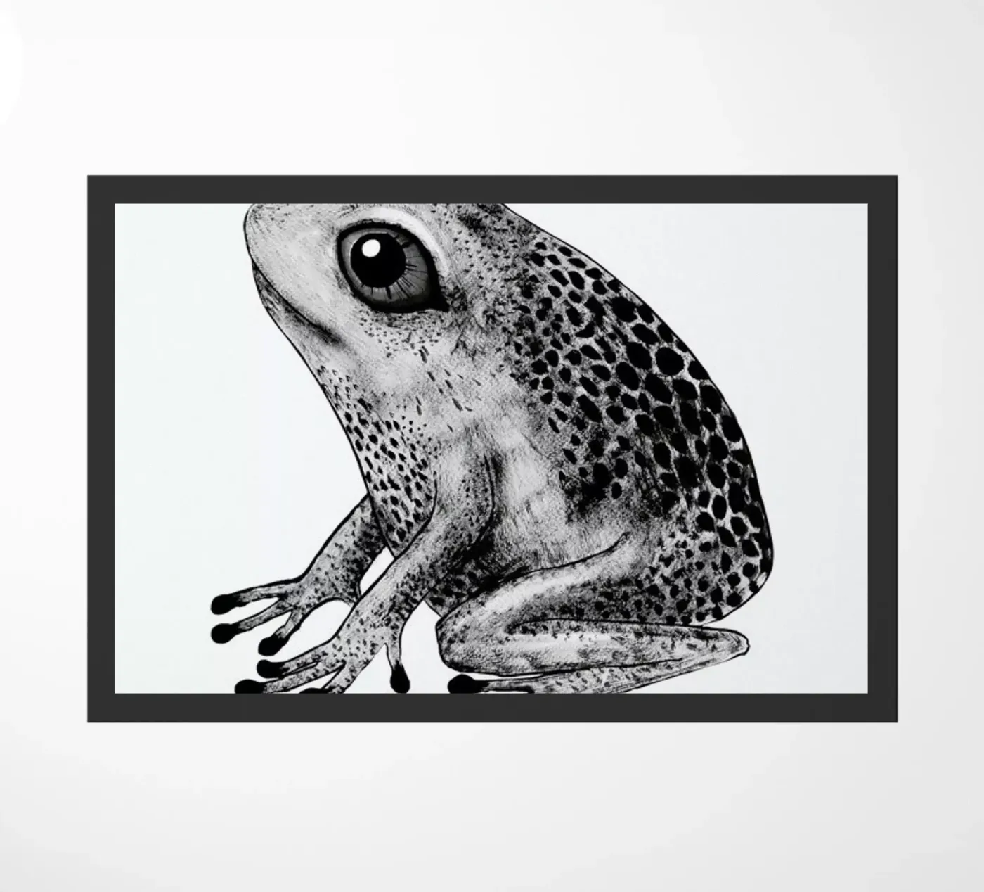 Frog doormat by Tvinkla