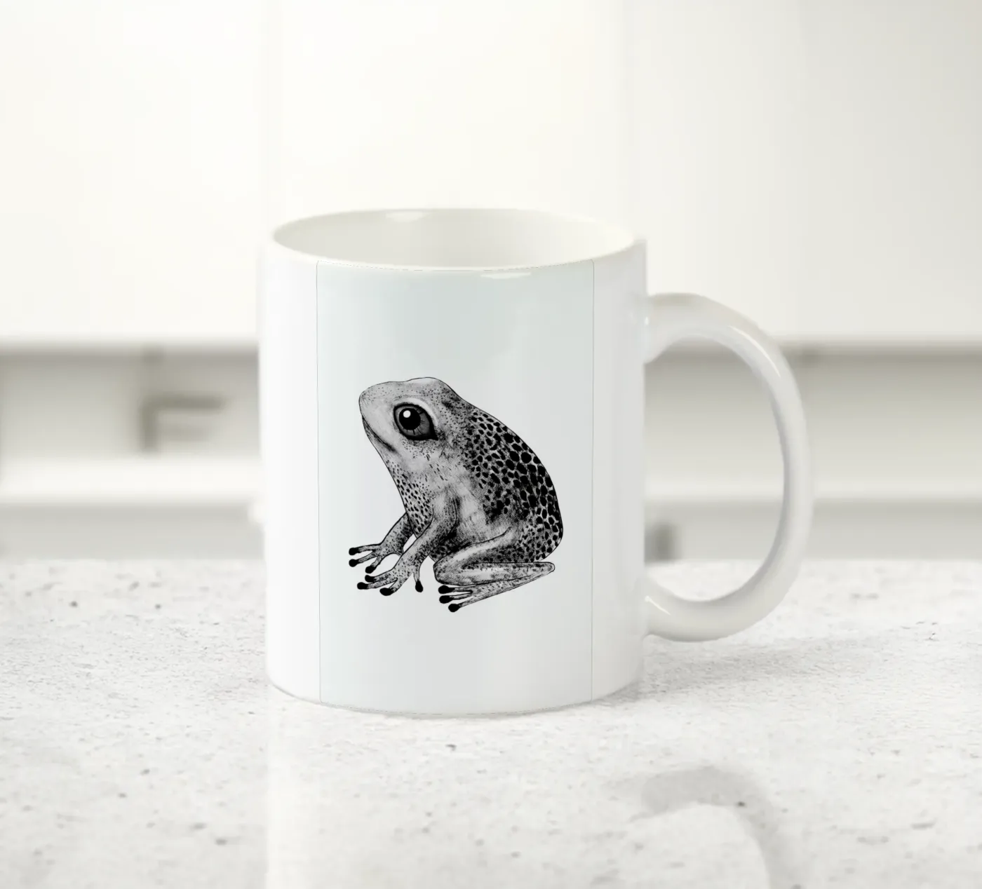 Frog ceramic mug by Tvinkla
