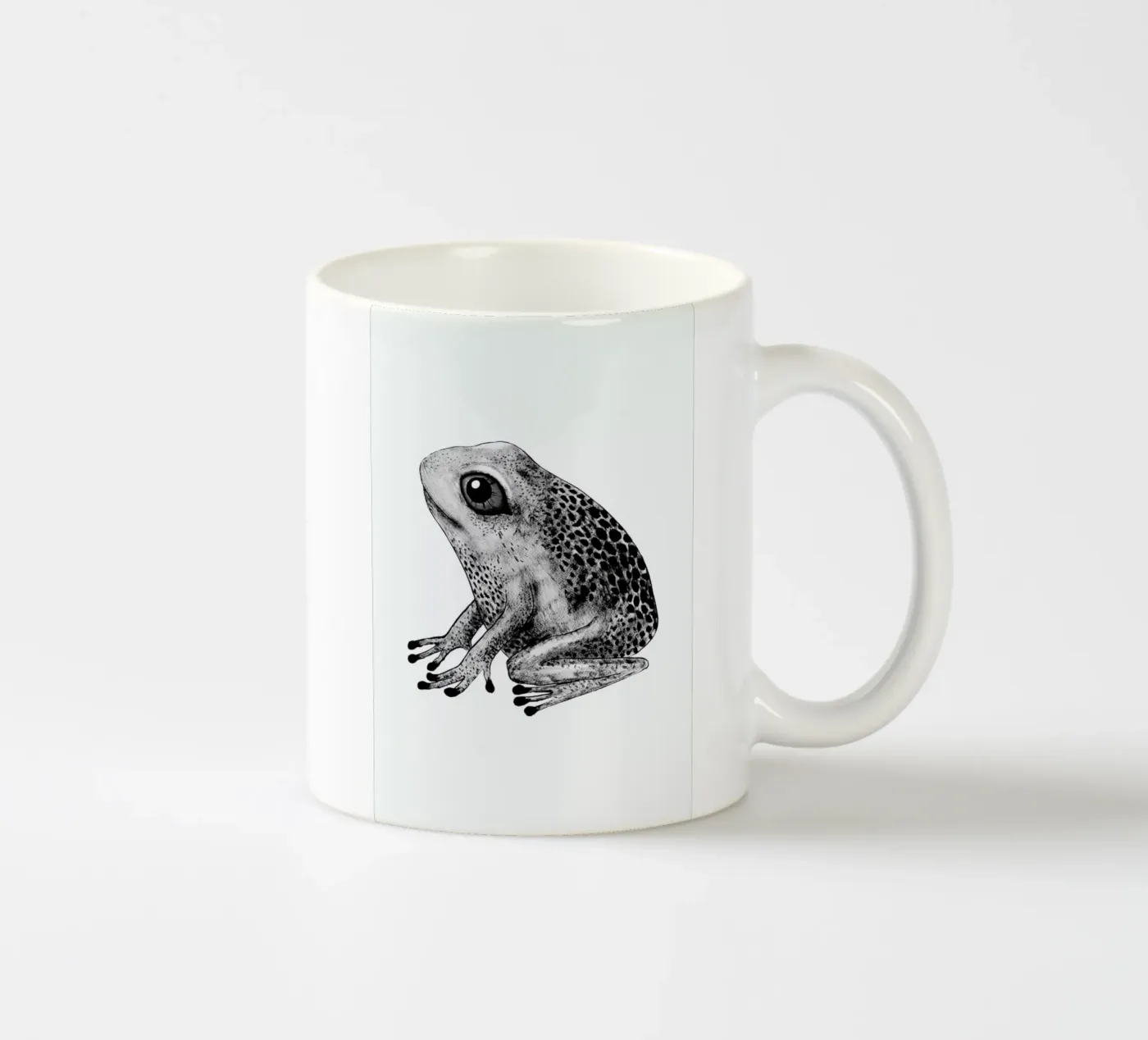 Frog ceramic mug by Tvinkla