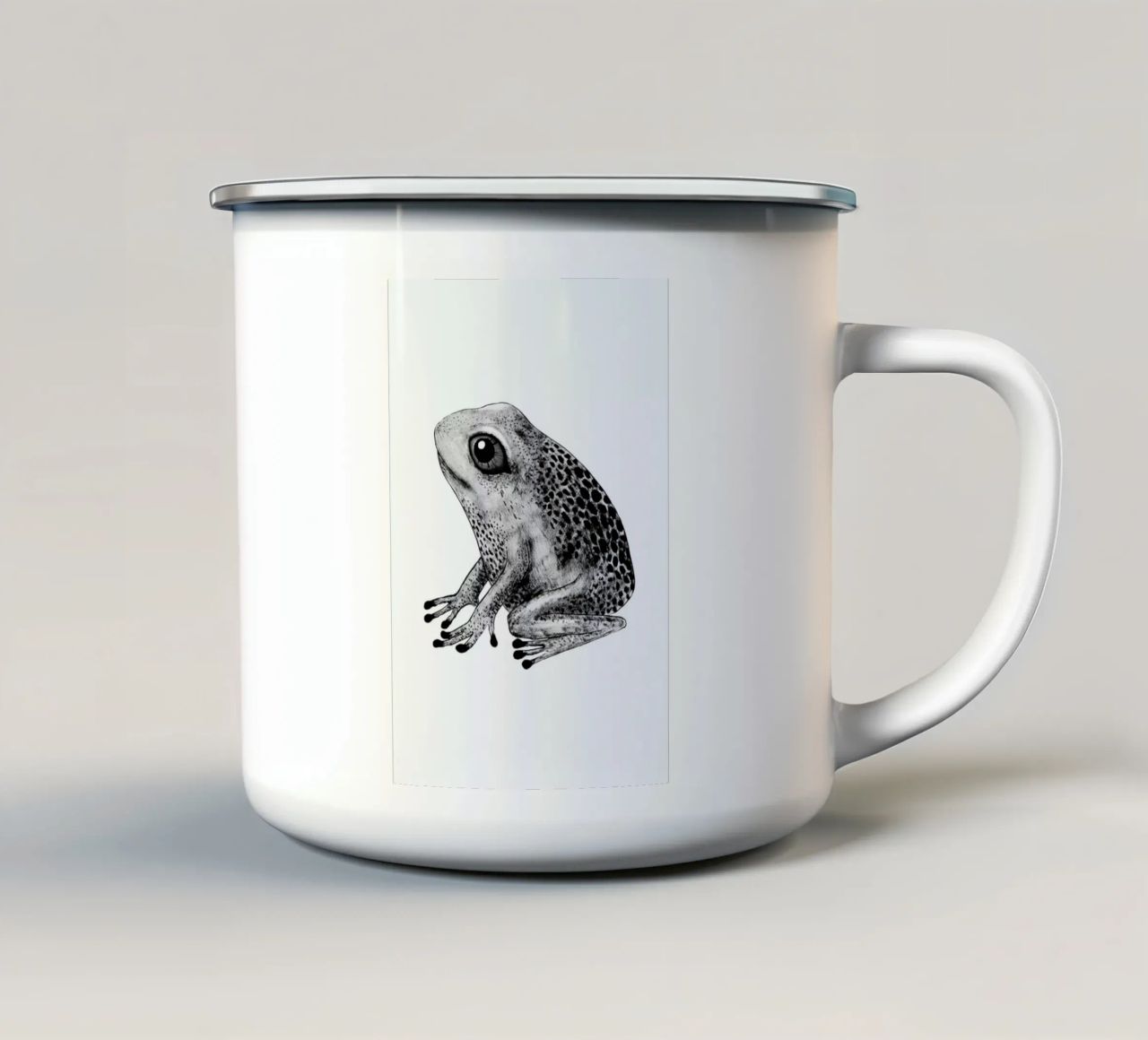 Frog tazza in smalto da Tvinkla