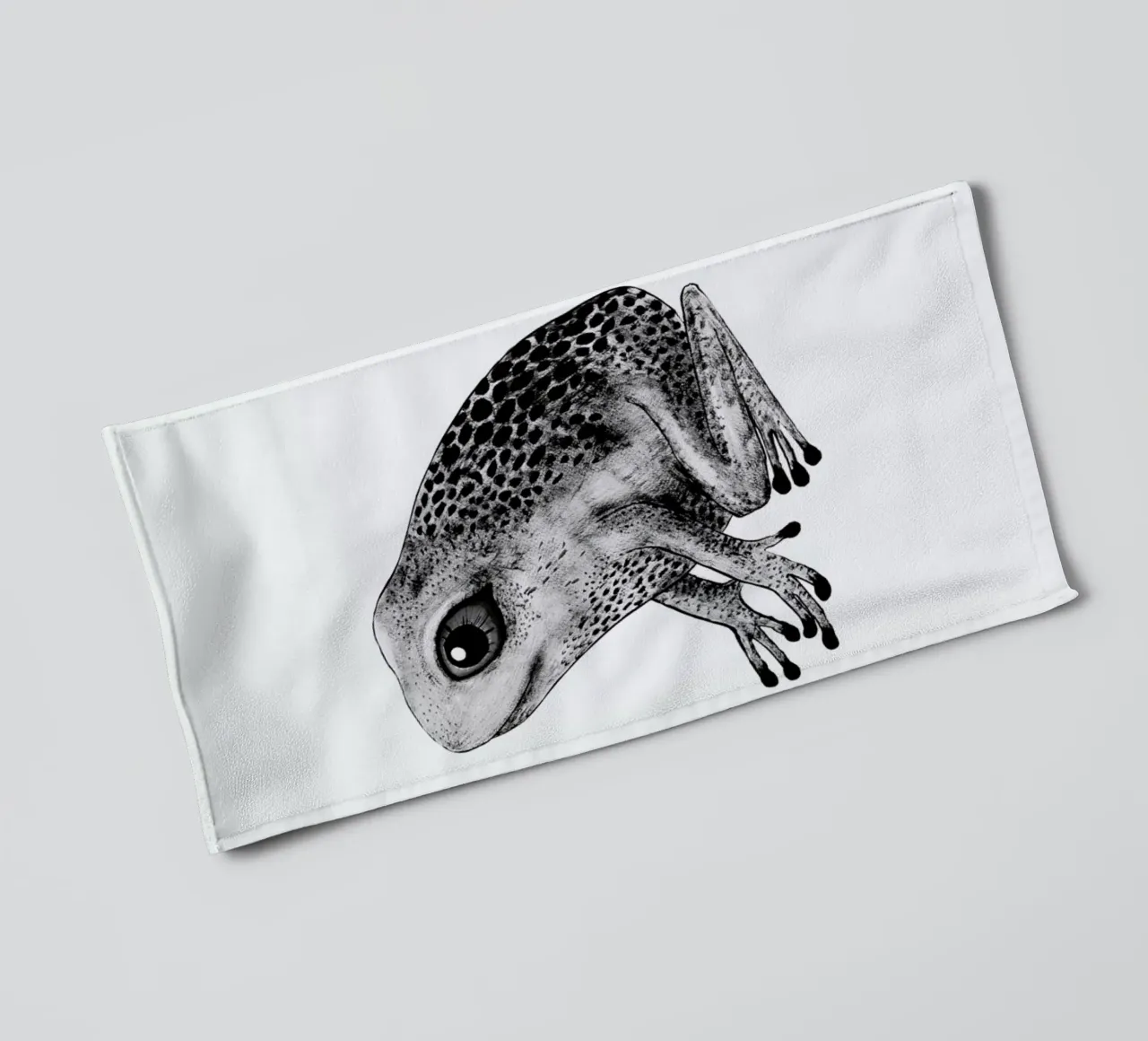 Frog towel by Tvinkla
