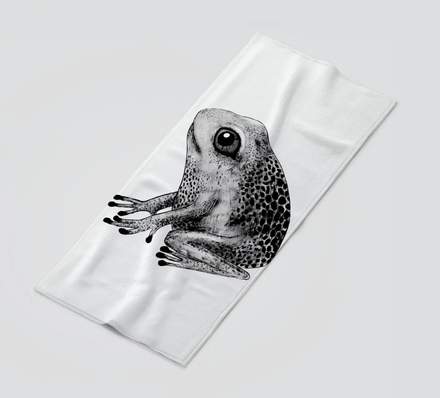 Frog strandhanddoek van Tvinkla