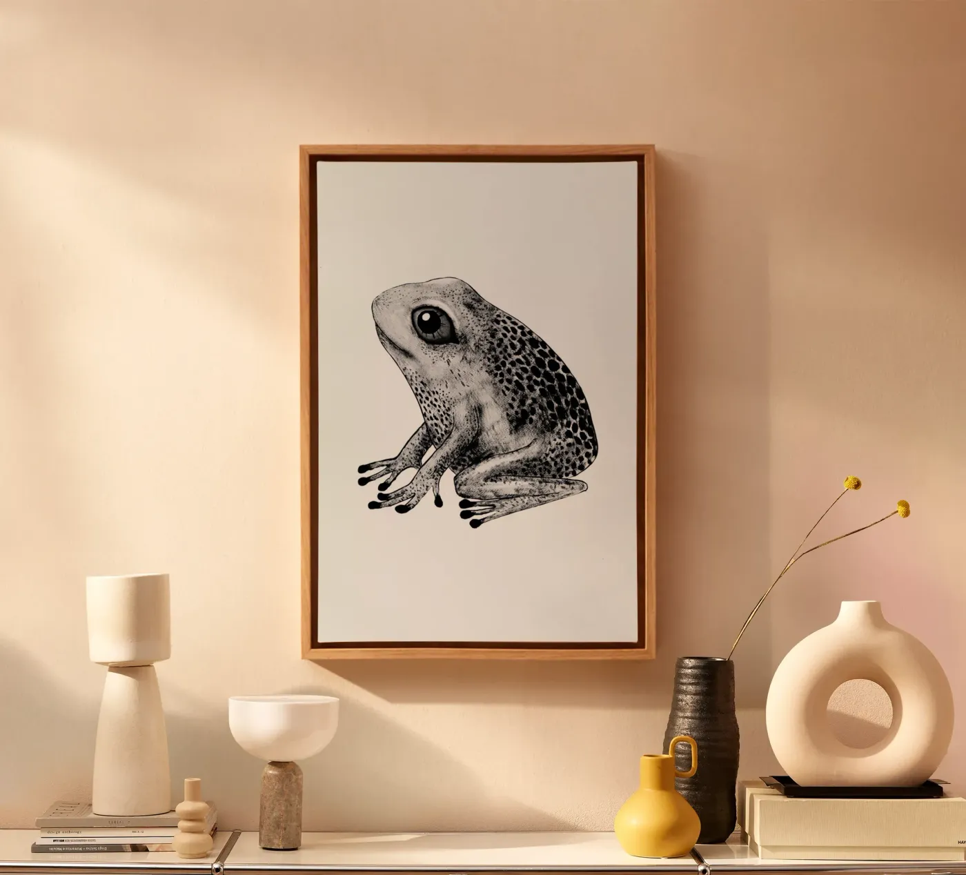 Frog canvas by Tvinkla