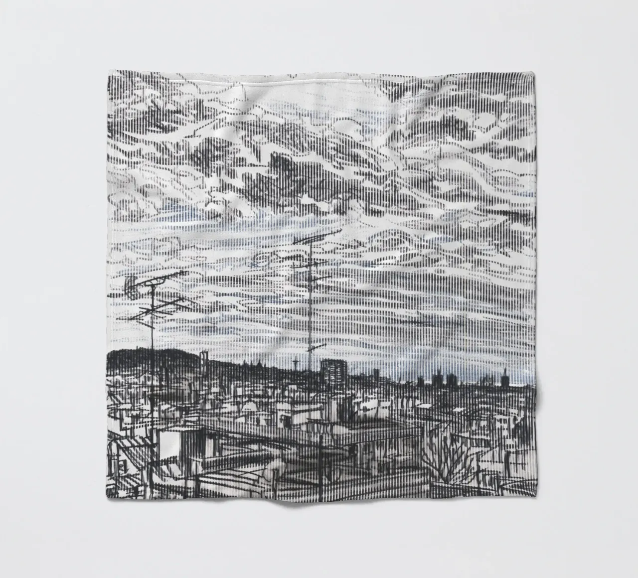 Sich ausbreitende Wolken Fleecedecke von Asobōze