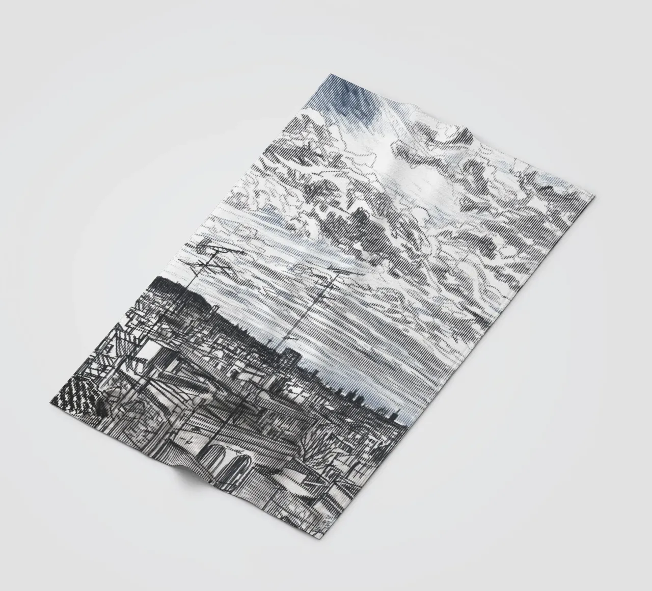 Sich ausbreitende Wolken Fleecedecke von Asobōze