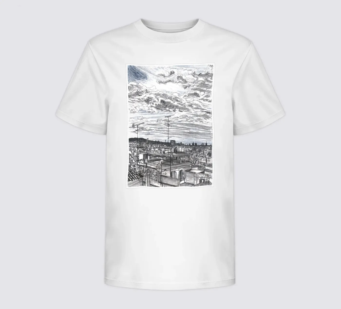 Spreading Clouds t-shirt bambini da Asobōze