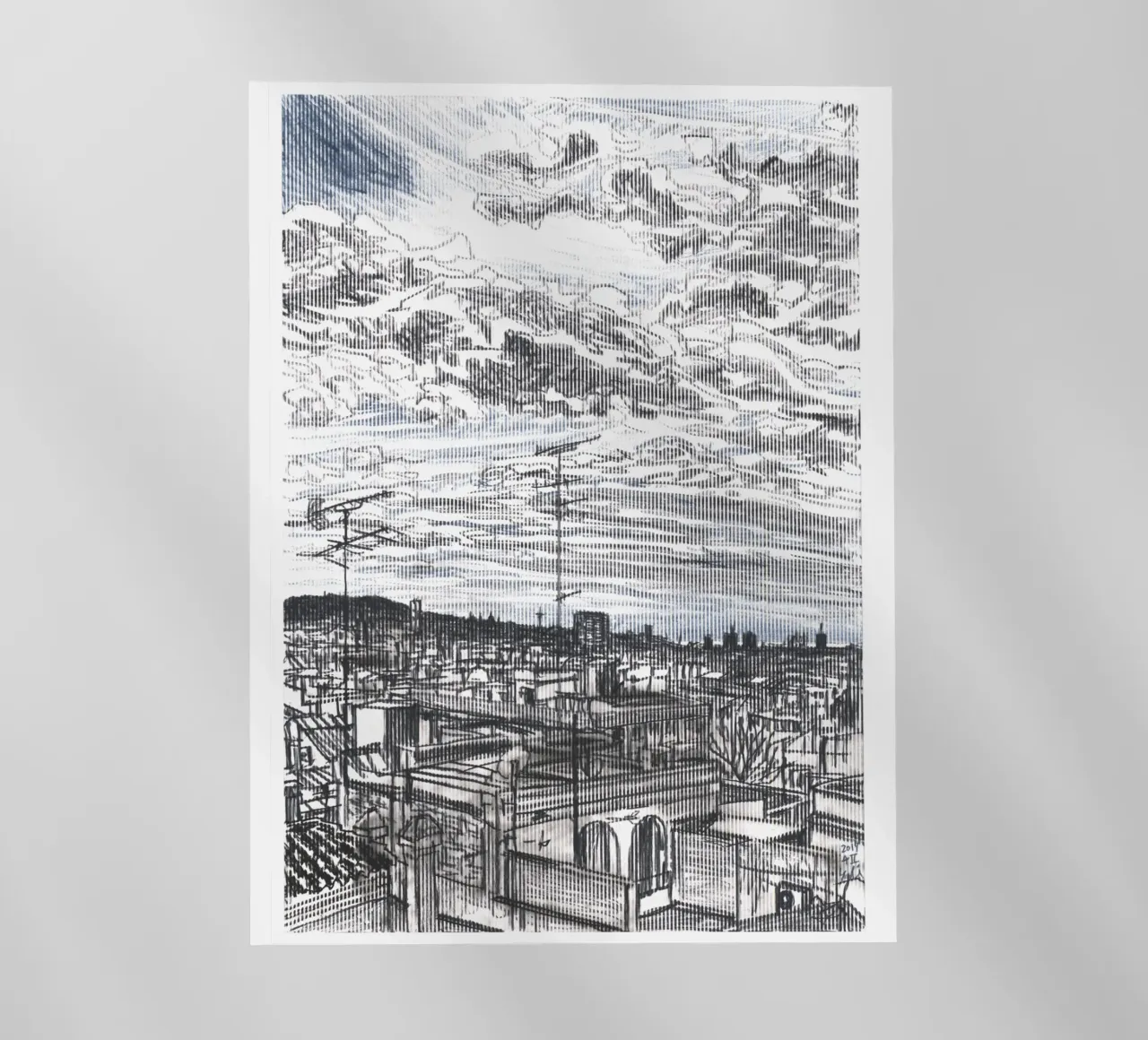 Nuvole diffuse pellicola backlit da Asobōze