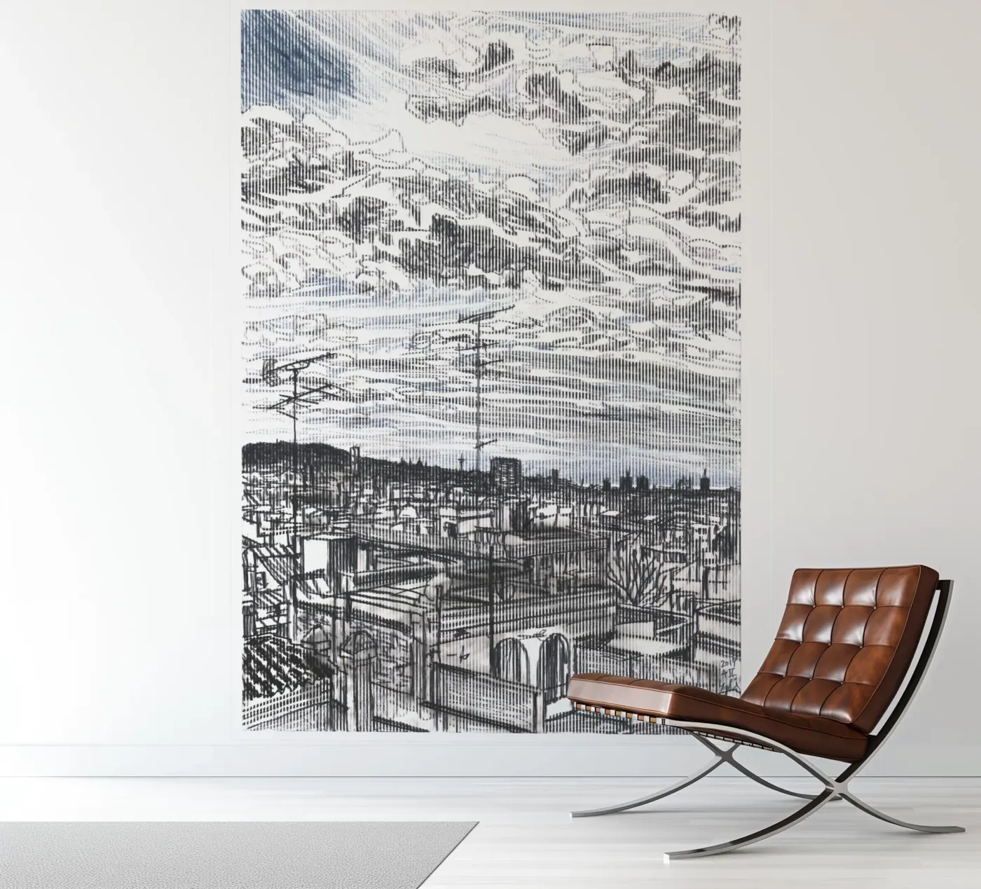 Spreading Clouds fotobehang van Asobōze