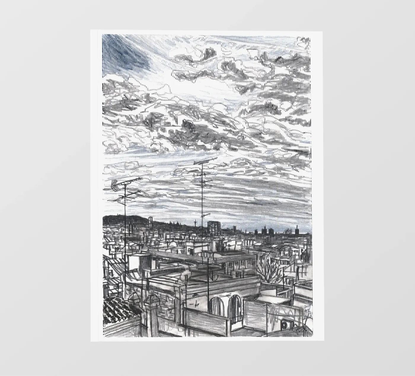 Spreading Clouds fotobehang van Asobōze