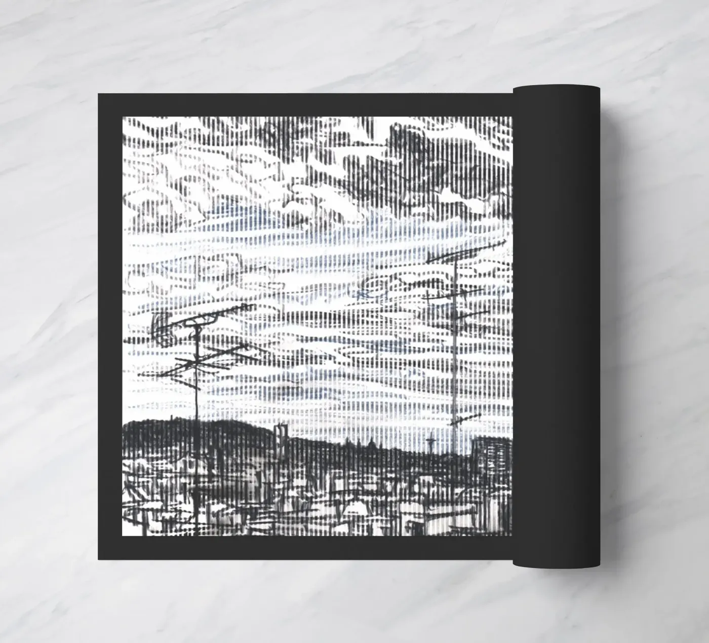 Spreading Clouds paillasson de Asobōze