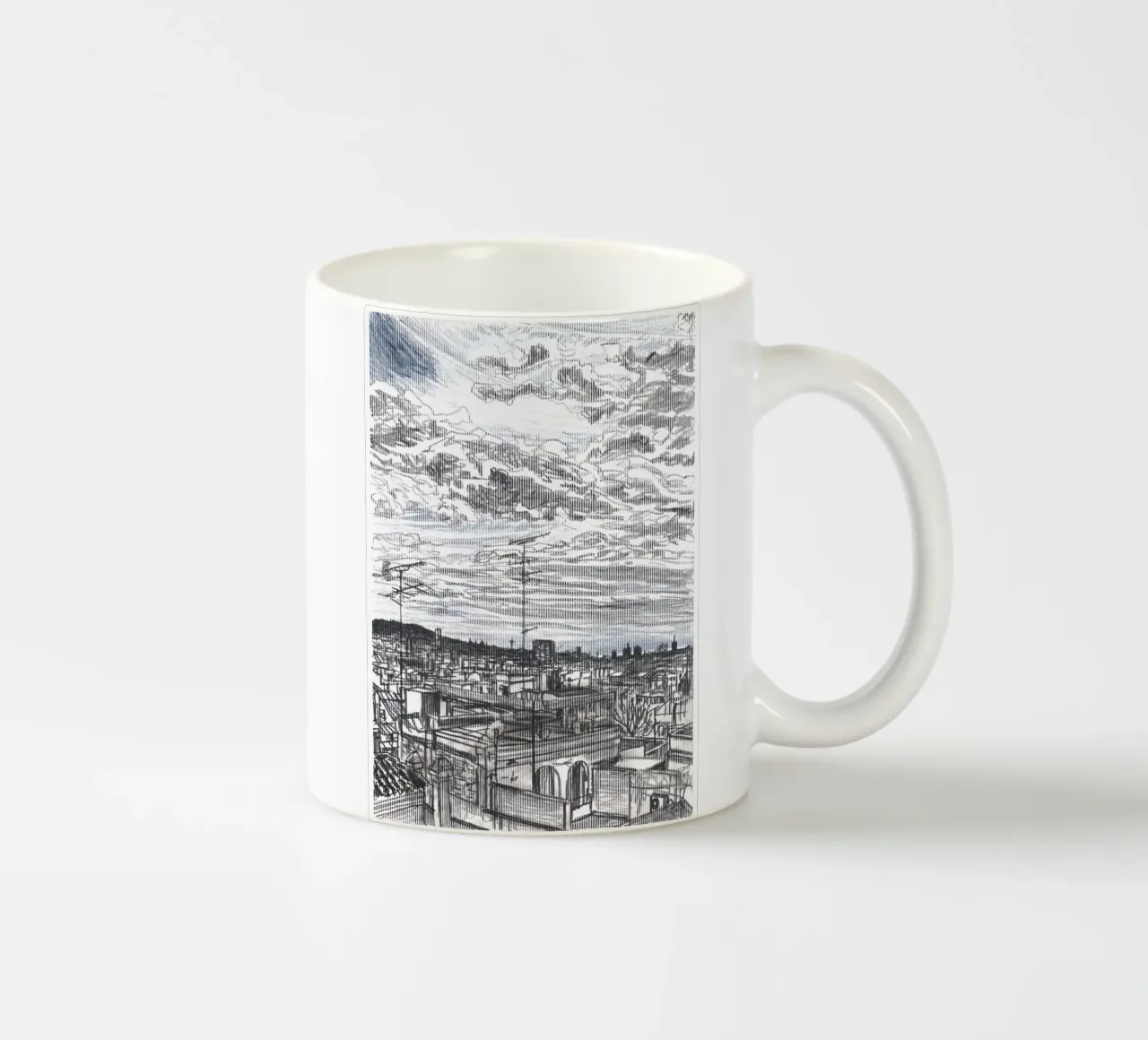 Nuvole diffuse tazza in ceramica da Asobōze
