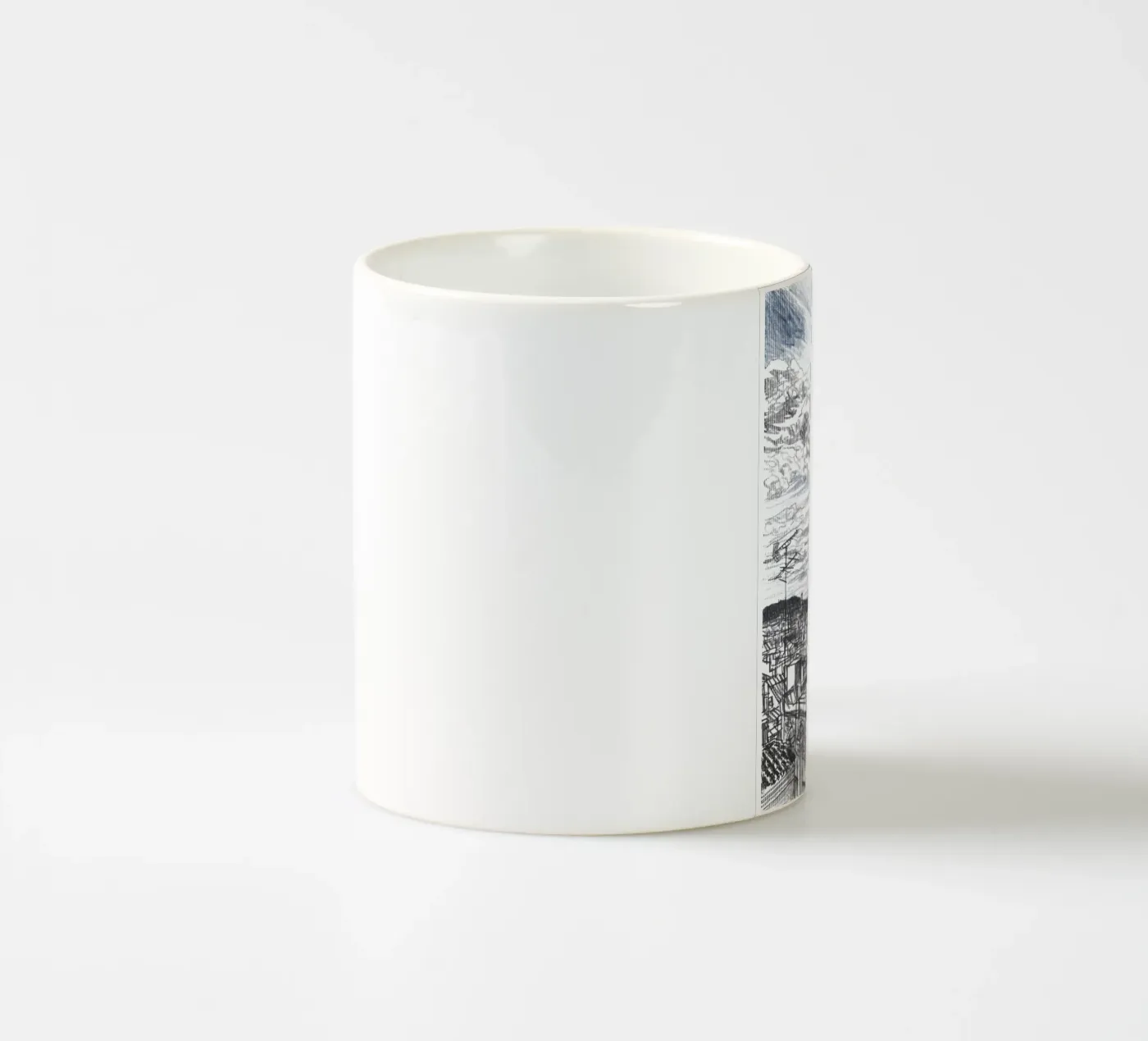 Spreading Clouds ceramic mug by Asobōze